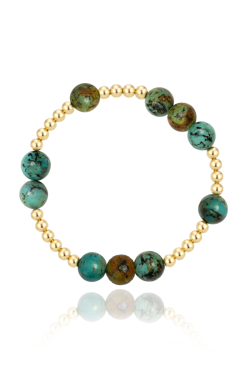 African Turquoise Orbital Bracelet