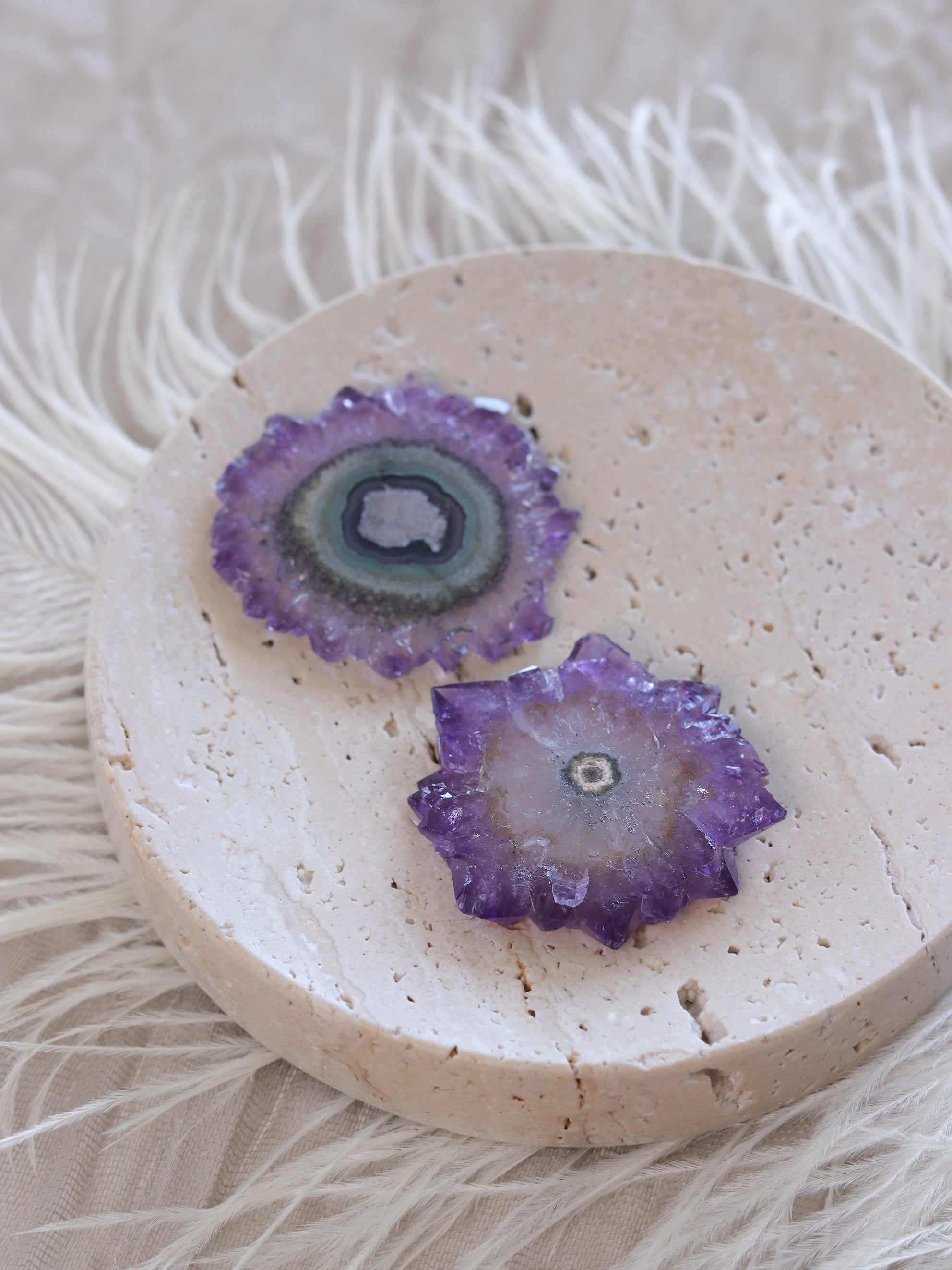 Amethyst Stalactite Slice