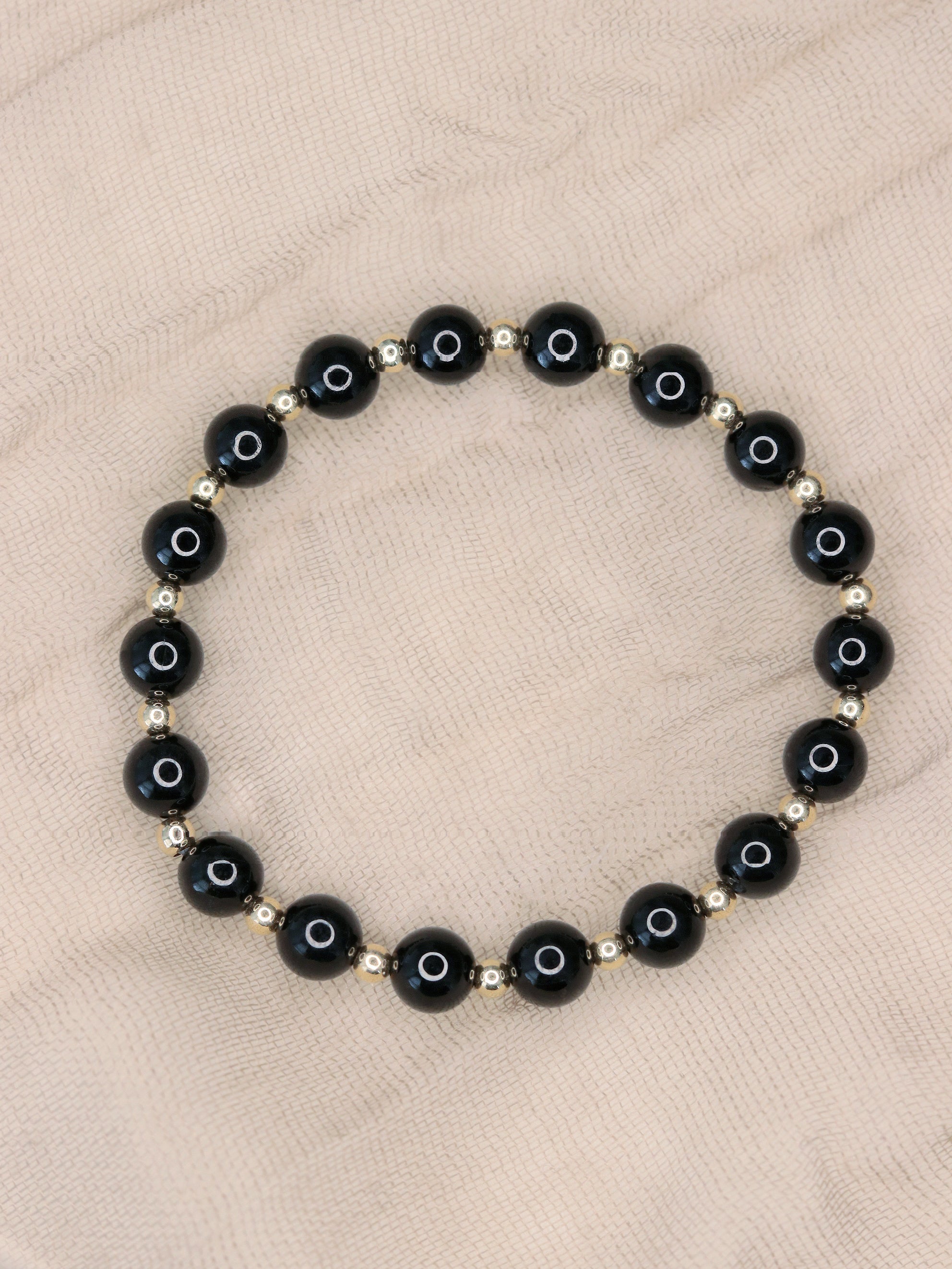Black Tourmaline Mini Satellite Bracelet