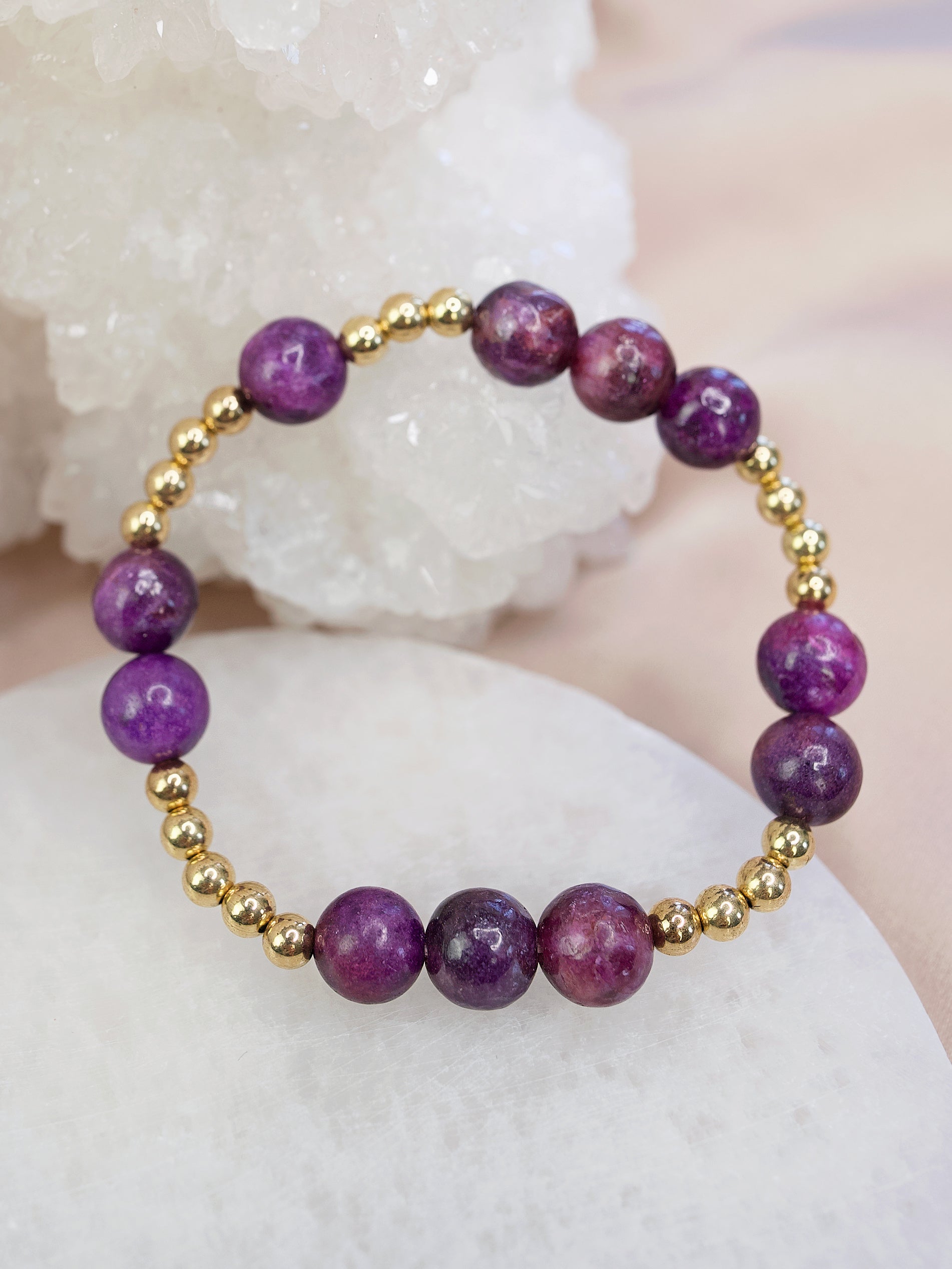 Lepidolite Orbital Bracelet