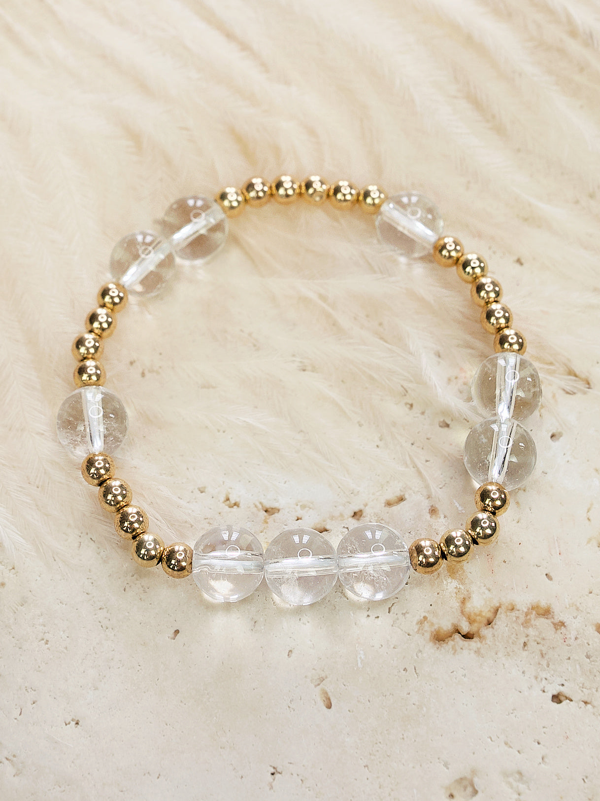 Clear Quartz Orbital Bracelet