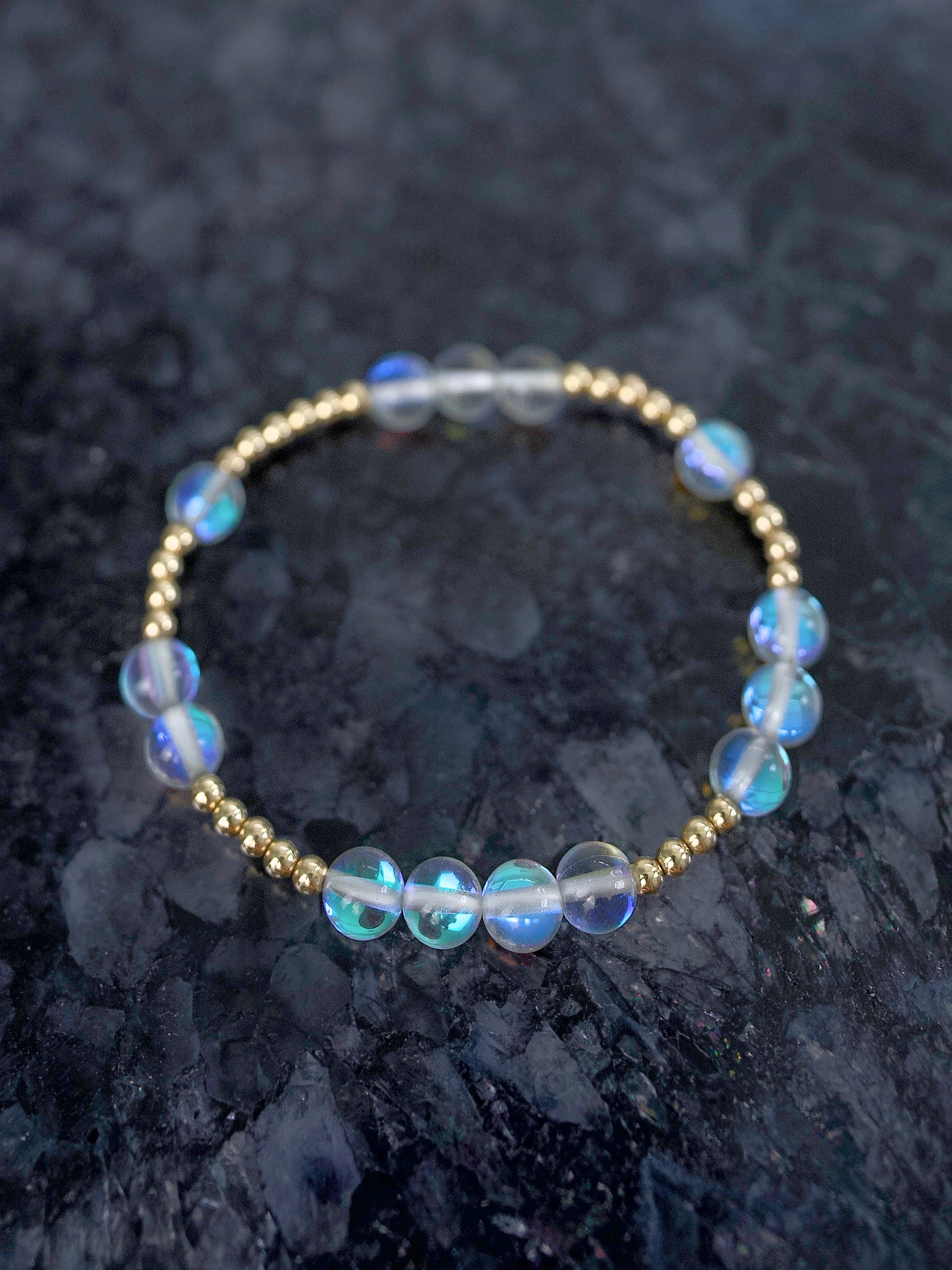 Mermaid Glass Mini Orbital Bracelet