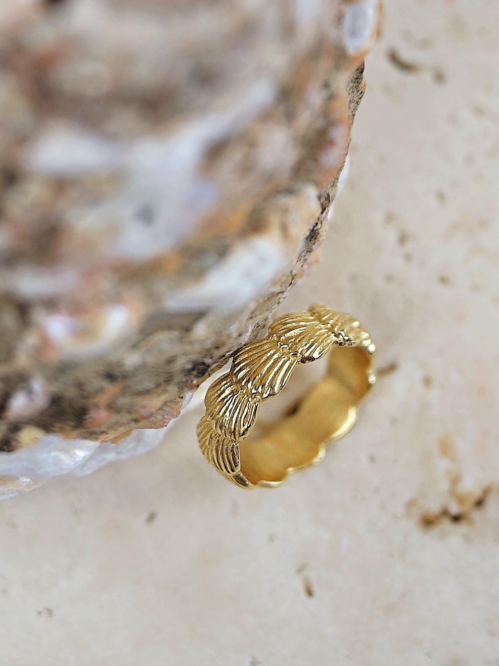 Divine Destiny Seashell Ring