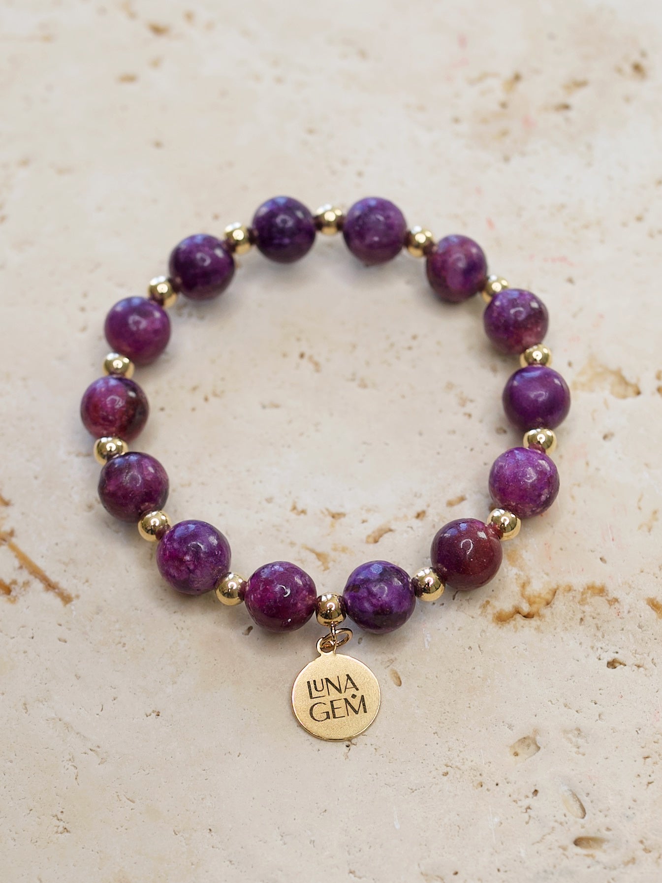 Lepidolite Charmed Satellite Bracelet