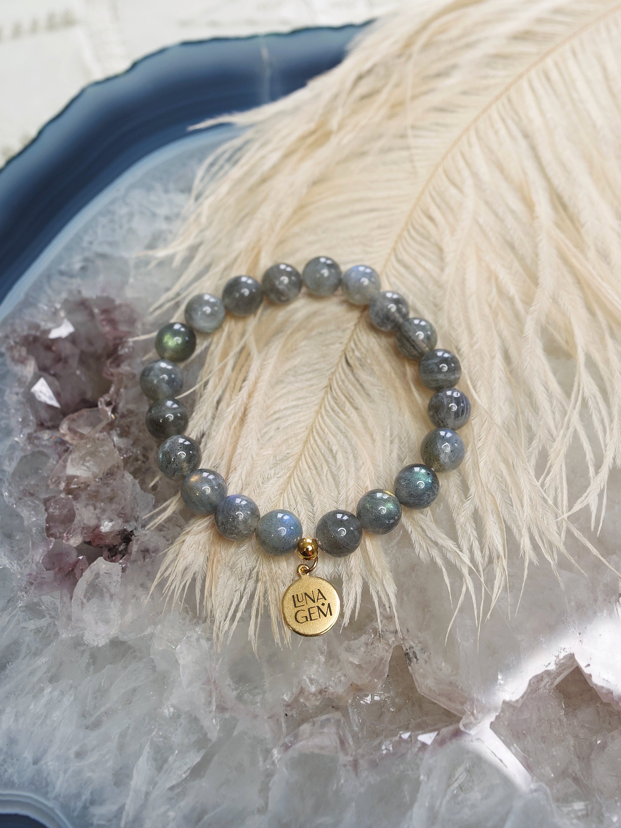 Labradorite Charmed Bracelet
