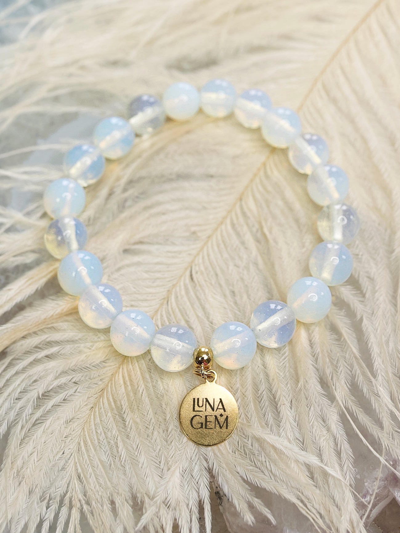 Opalite Charmed Bracelet
