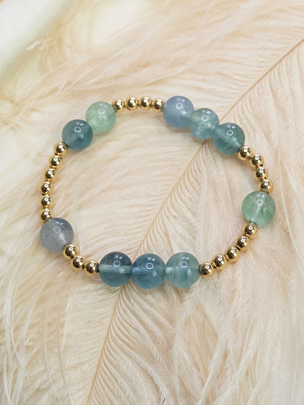 Blue Fluorite Orbital Bracelet