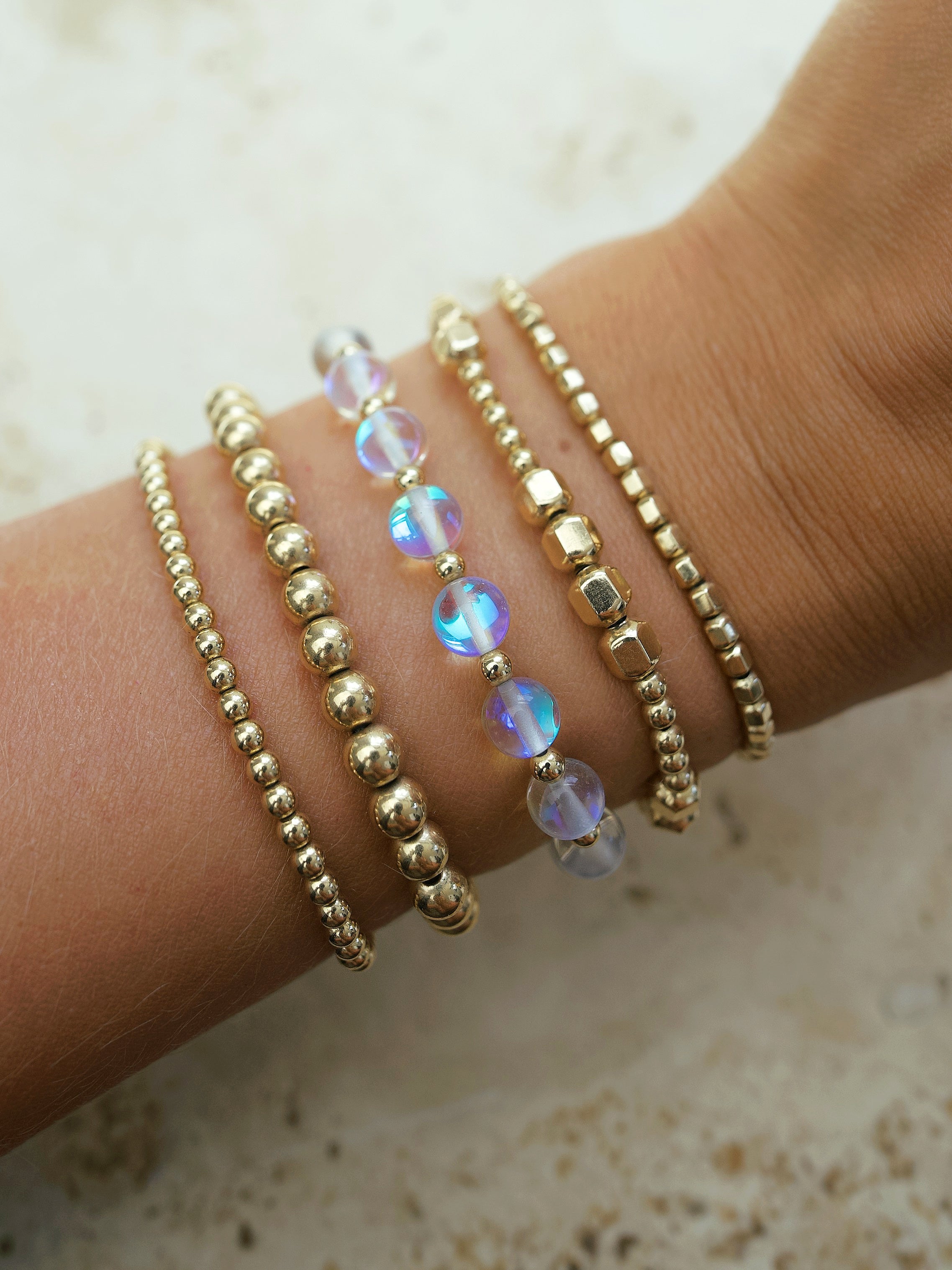 Mermaid Glass Mini Satellite Bracelet