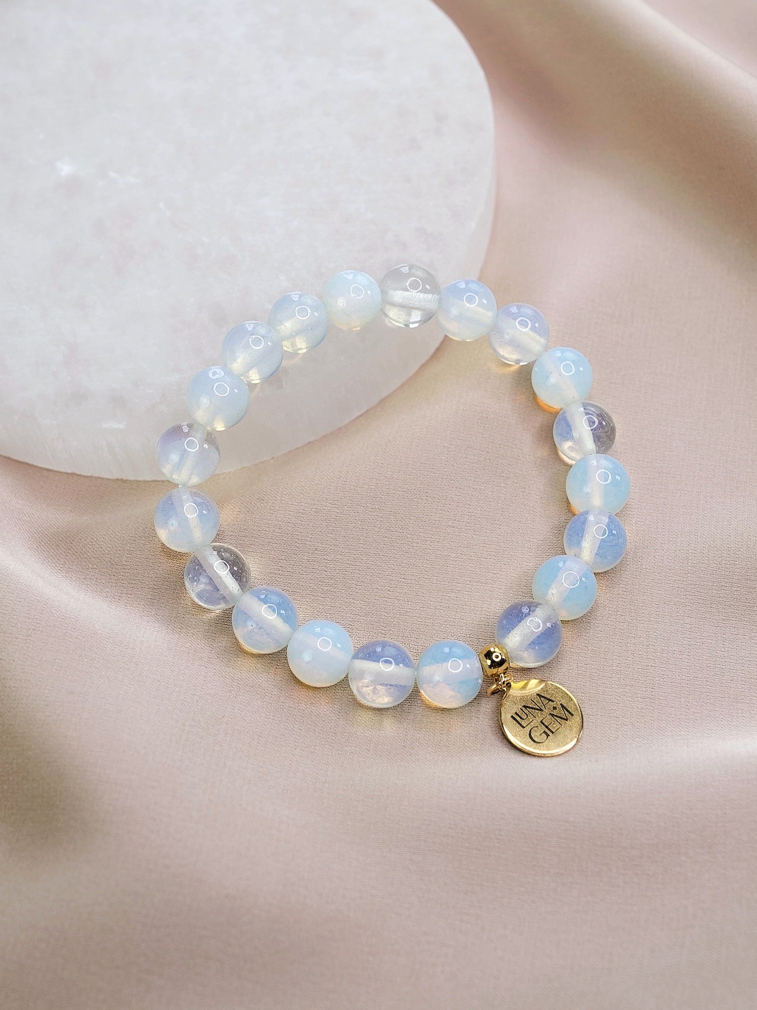 Opalite Charmed Bracelet