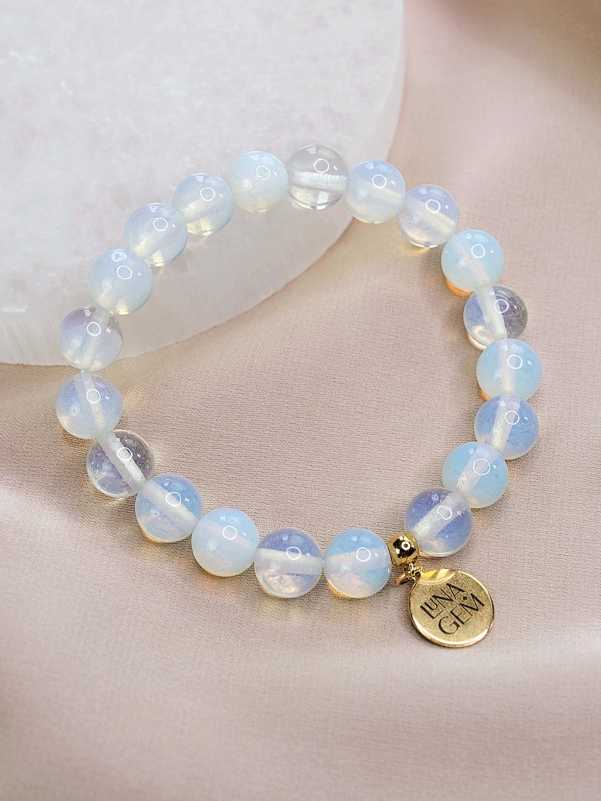 Opalite Charmed Bracelet