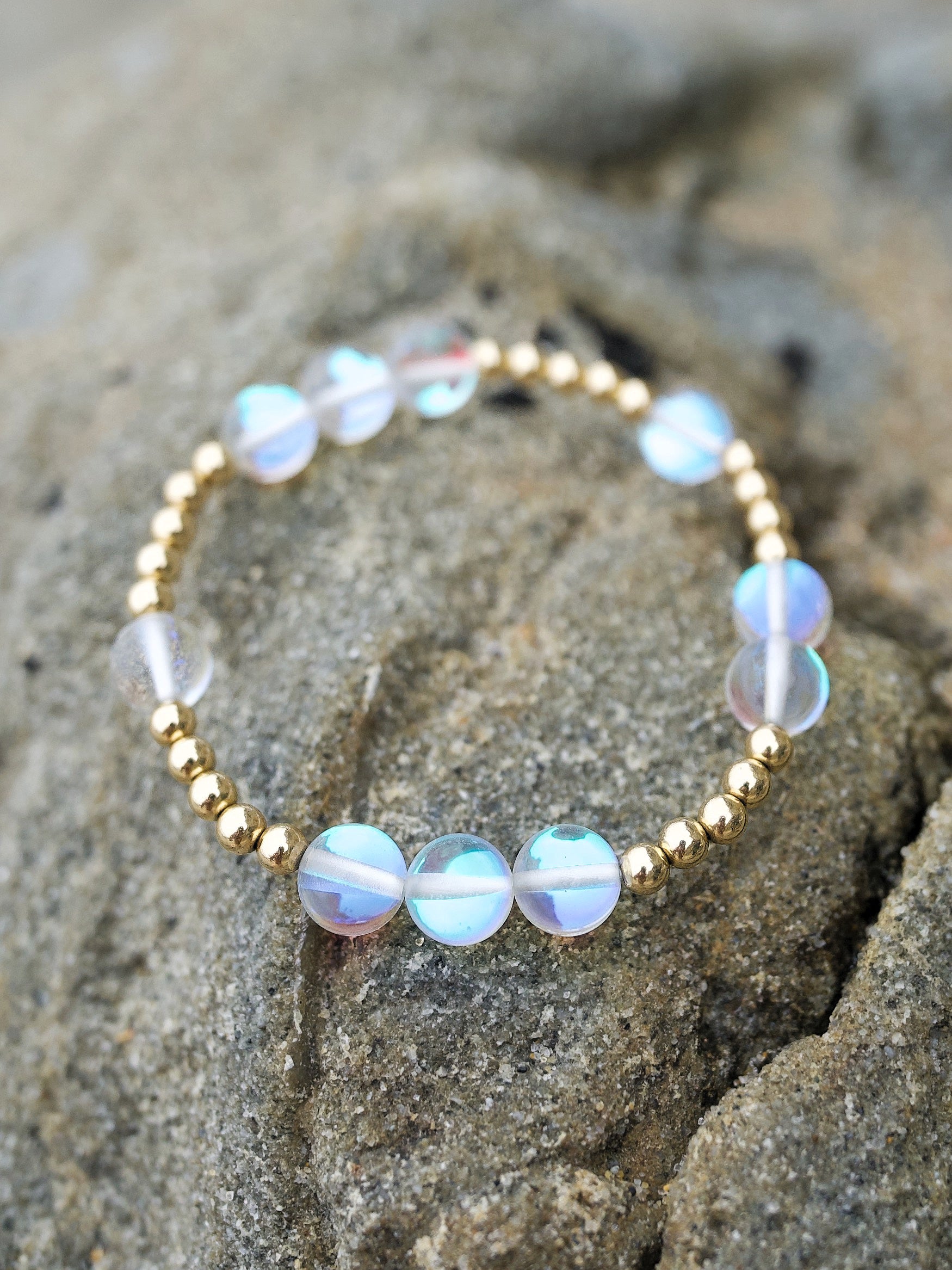 Mermaid Glass Orbital Bracelet