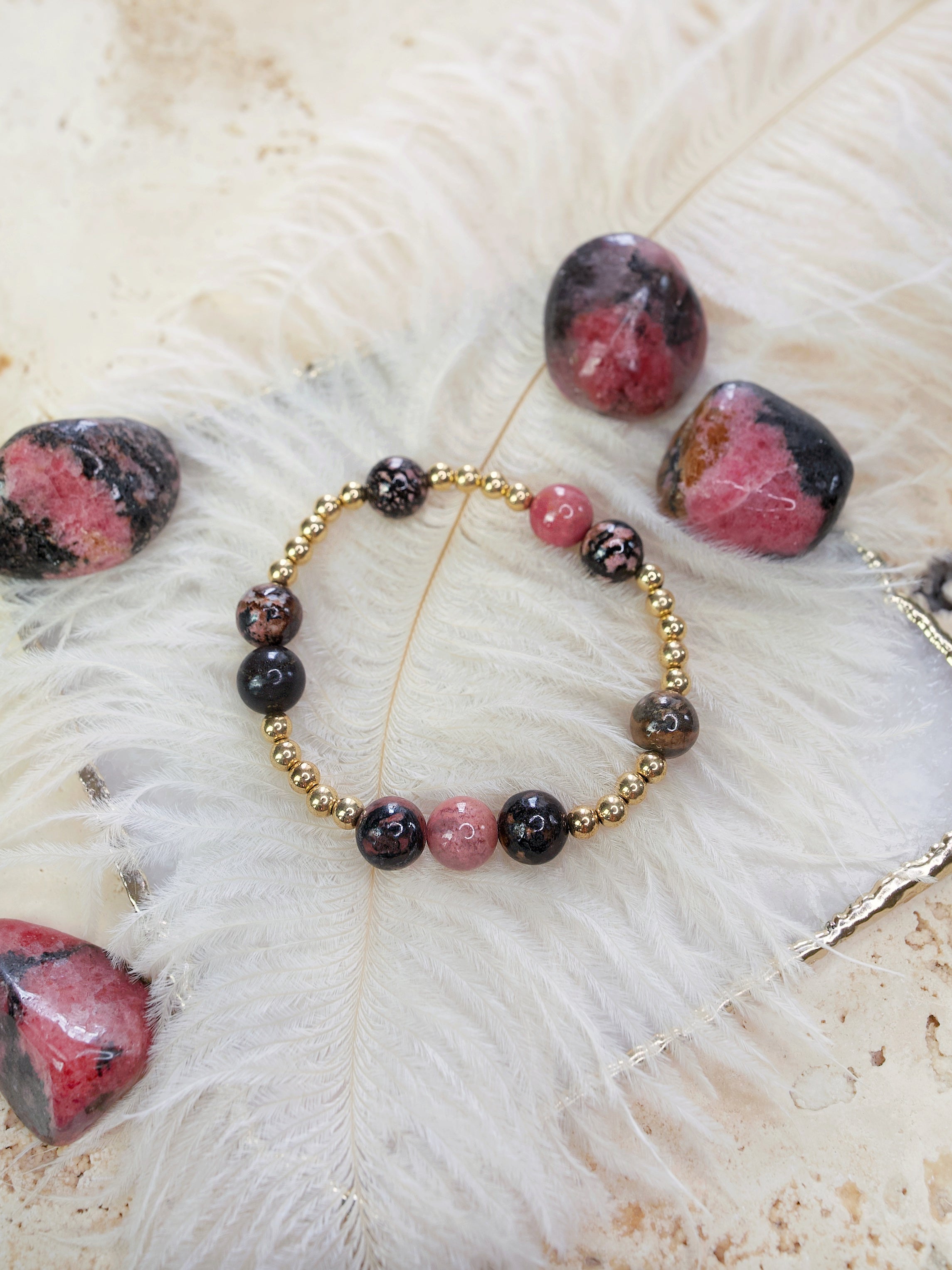 Rhodonite Orbital Bracelet