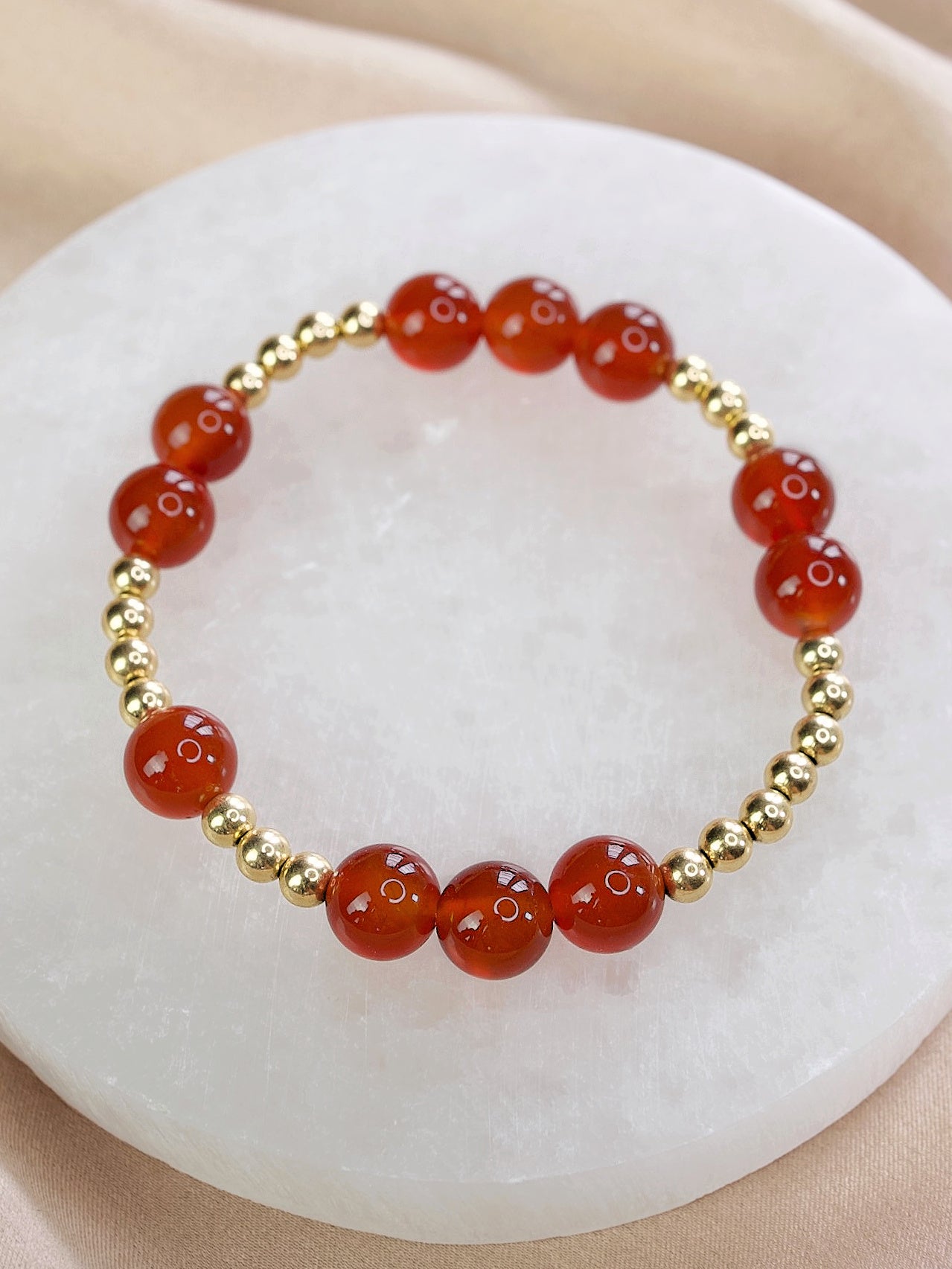Carnelian Orbital Bracelet