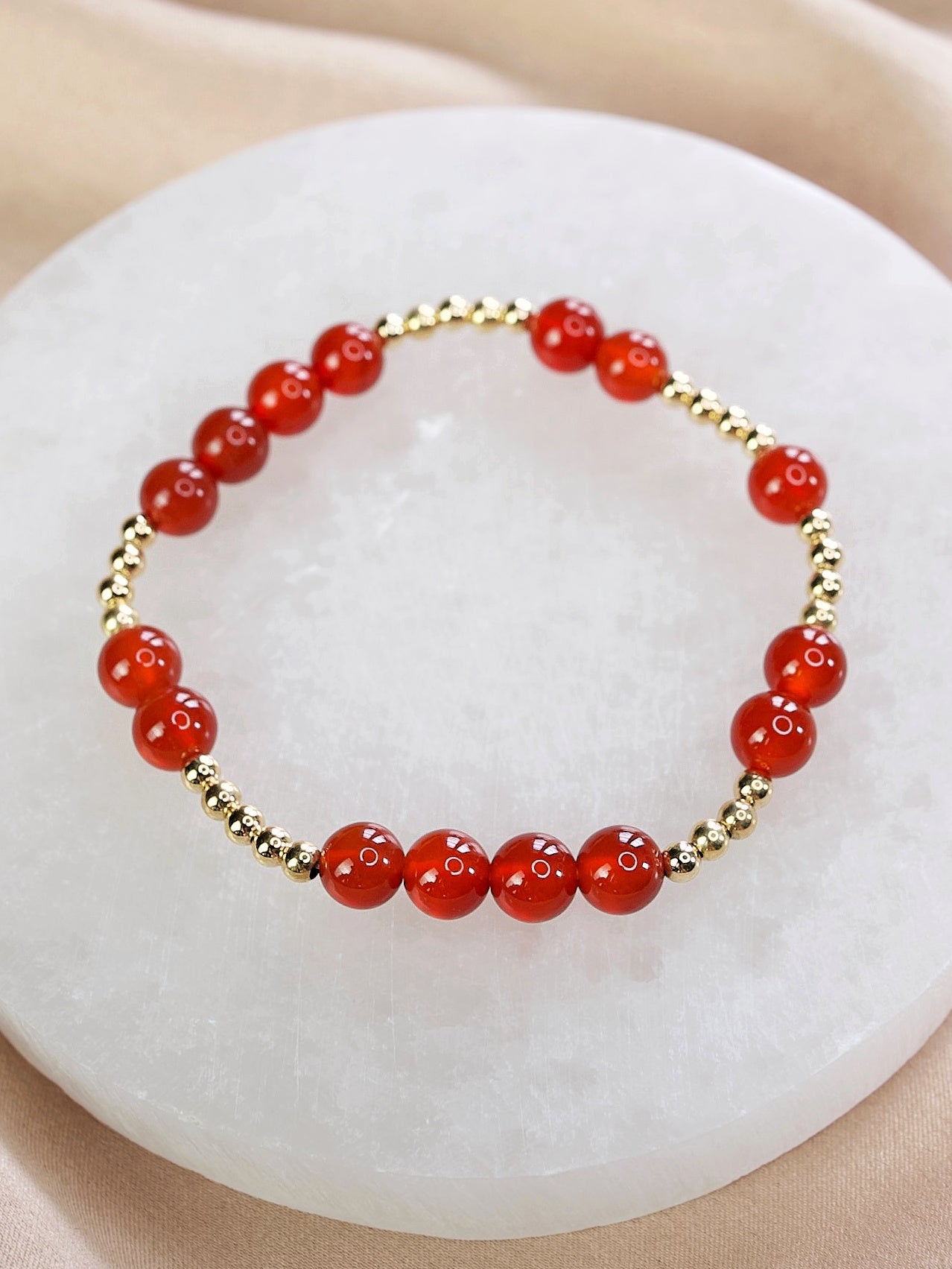 Carnelian Mini Orbital Bracelet
