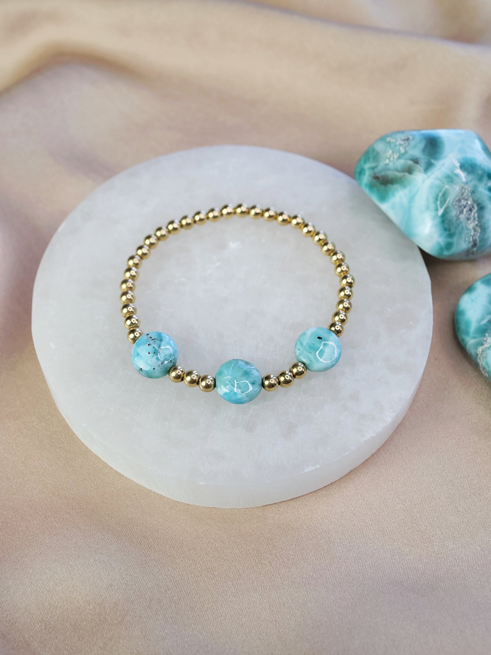 Atlantean Larimar Bracelet