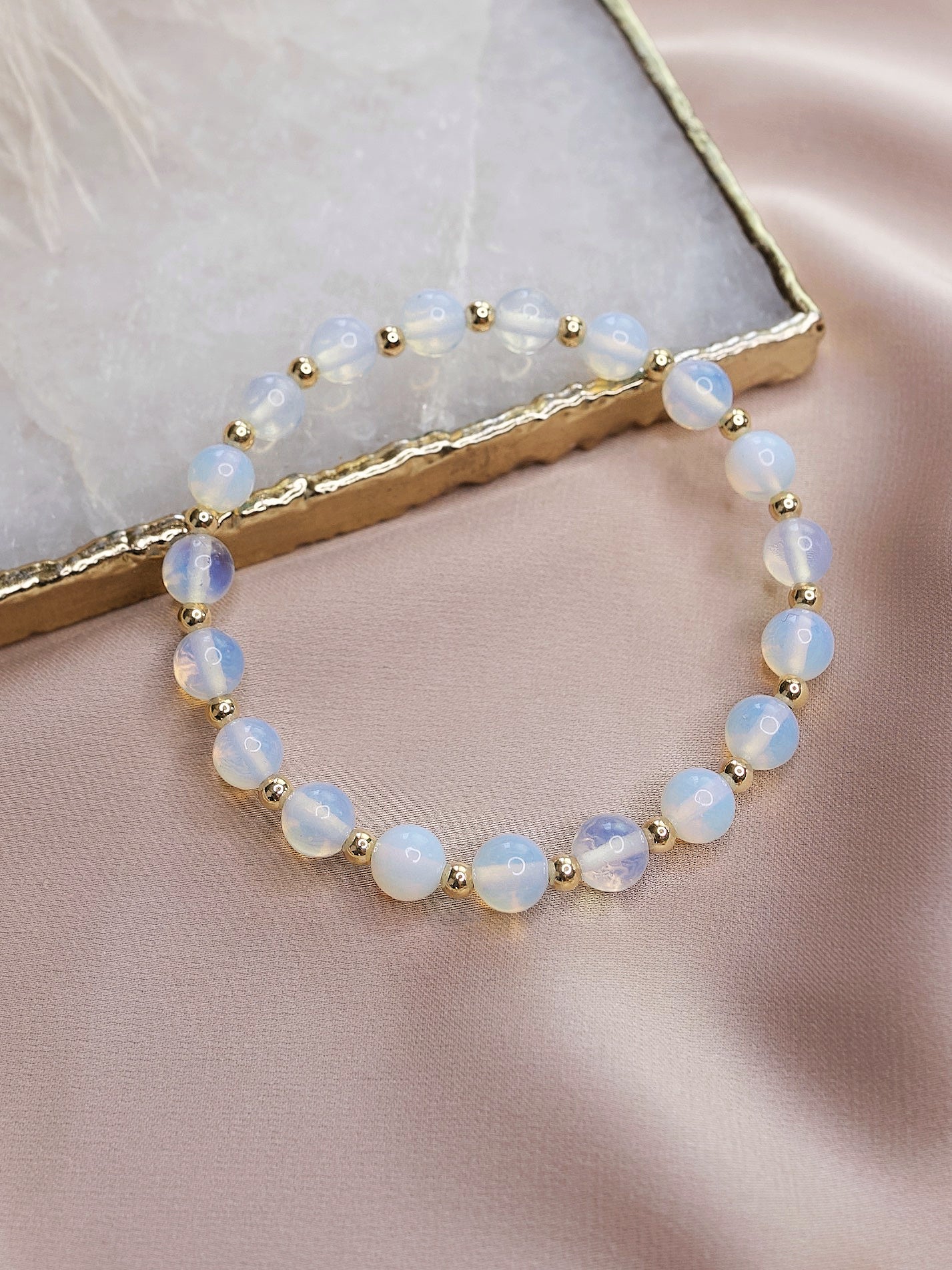 Opalite Mini Satellite Bracelet