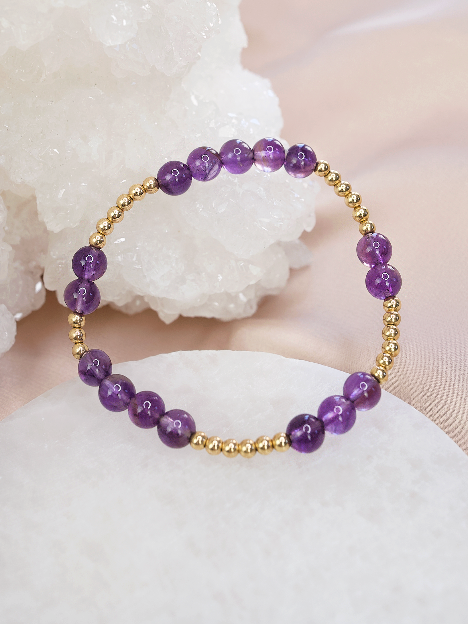 Amethyst Mini Orbital Bracelet