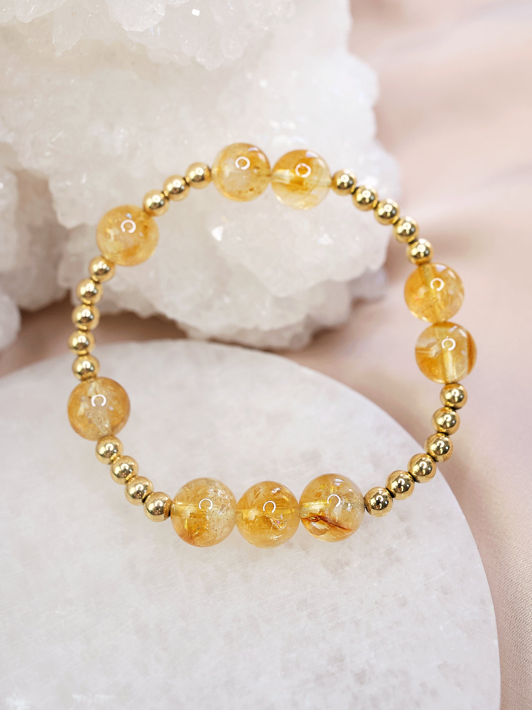 Citrine Orbital Bracelet