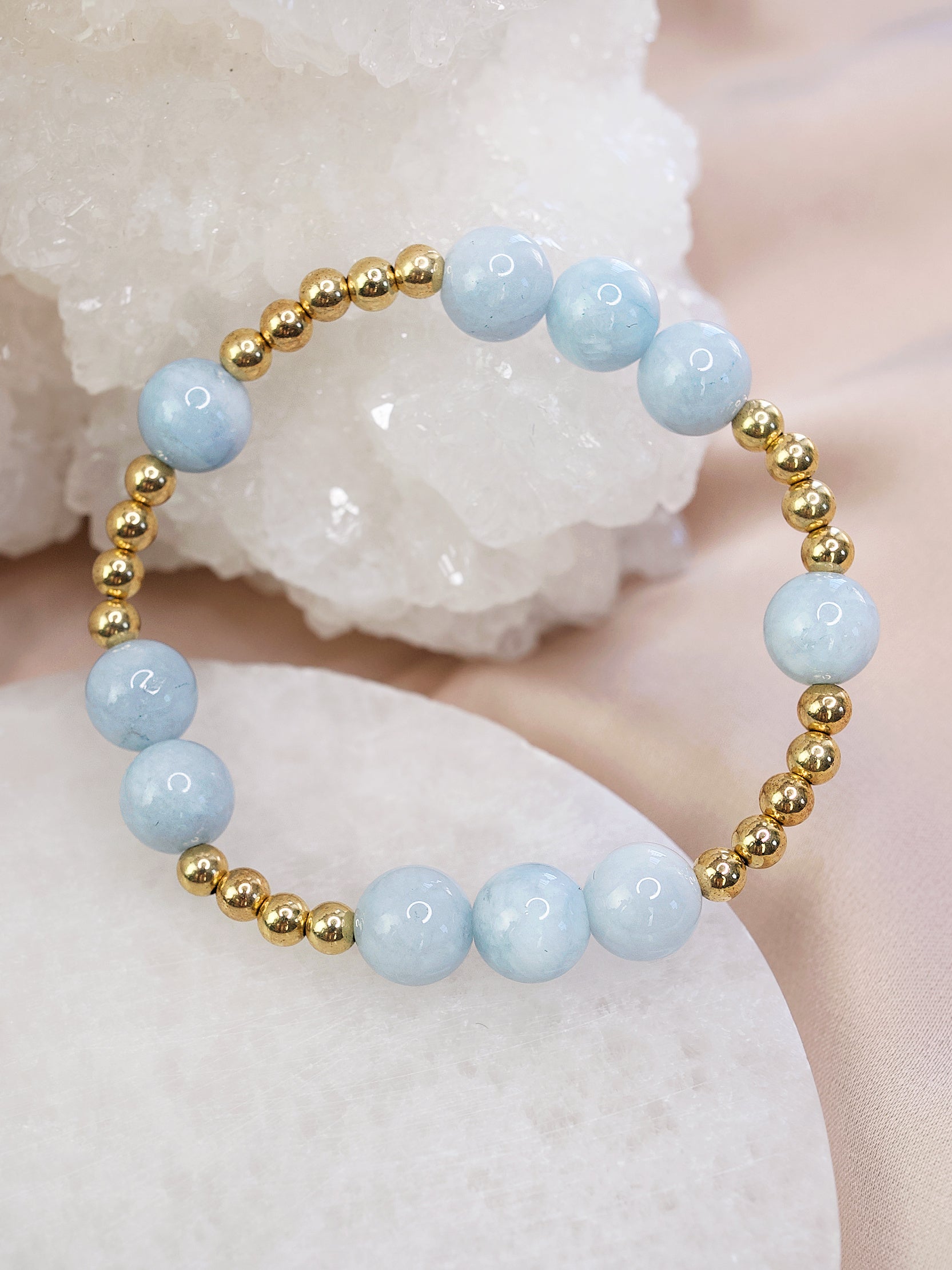 Aquamarine Orbital Bracelet