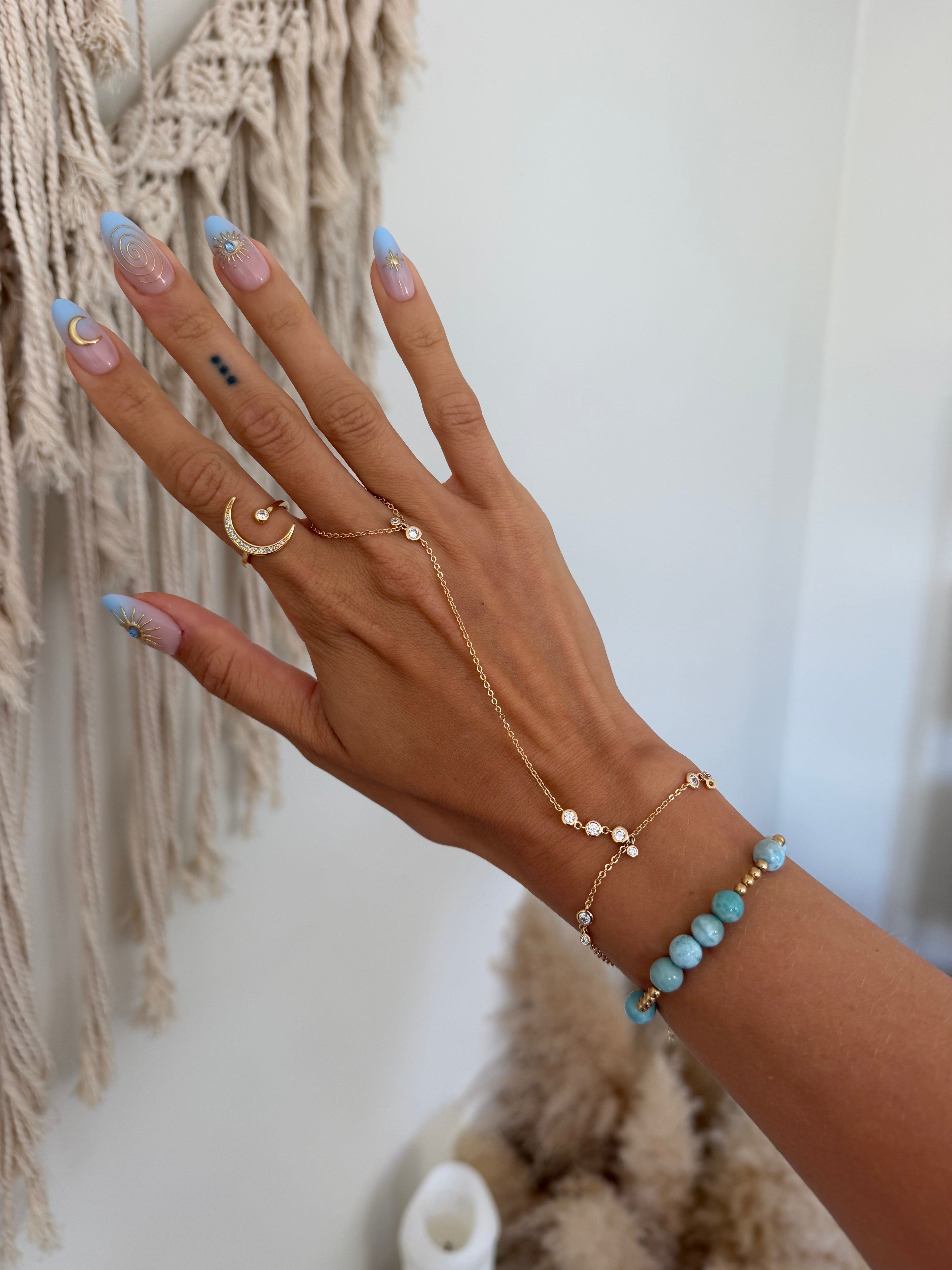 Larimar Mini Orbital Bracelet