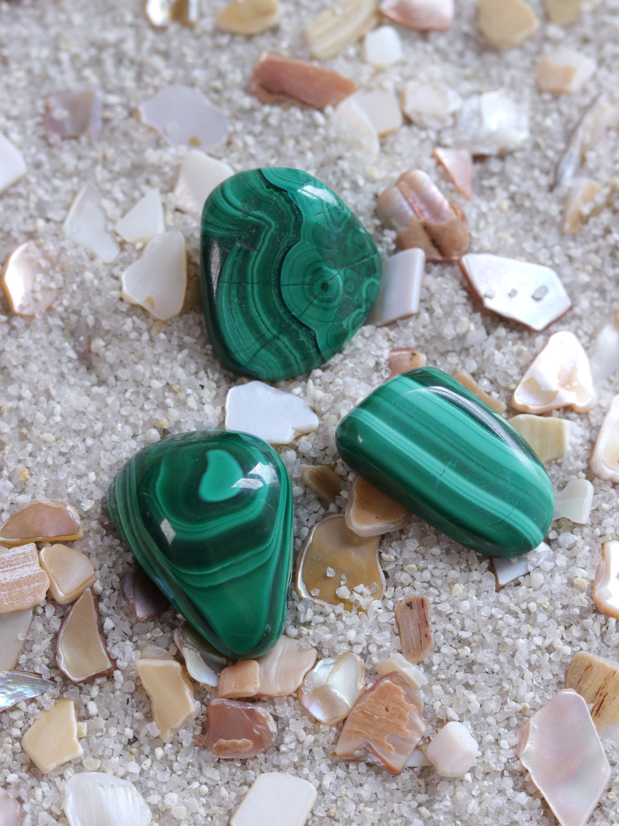 Malachite Tumbled Stone