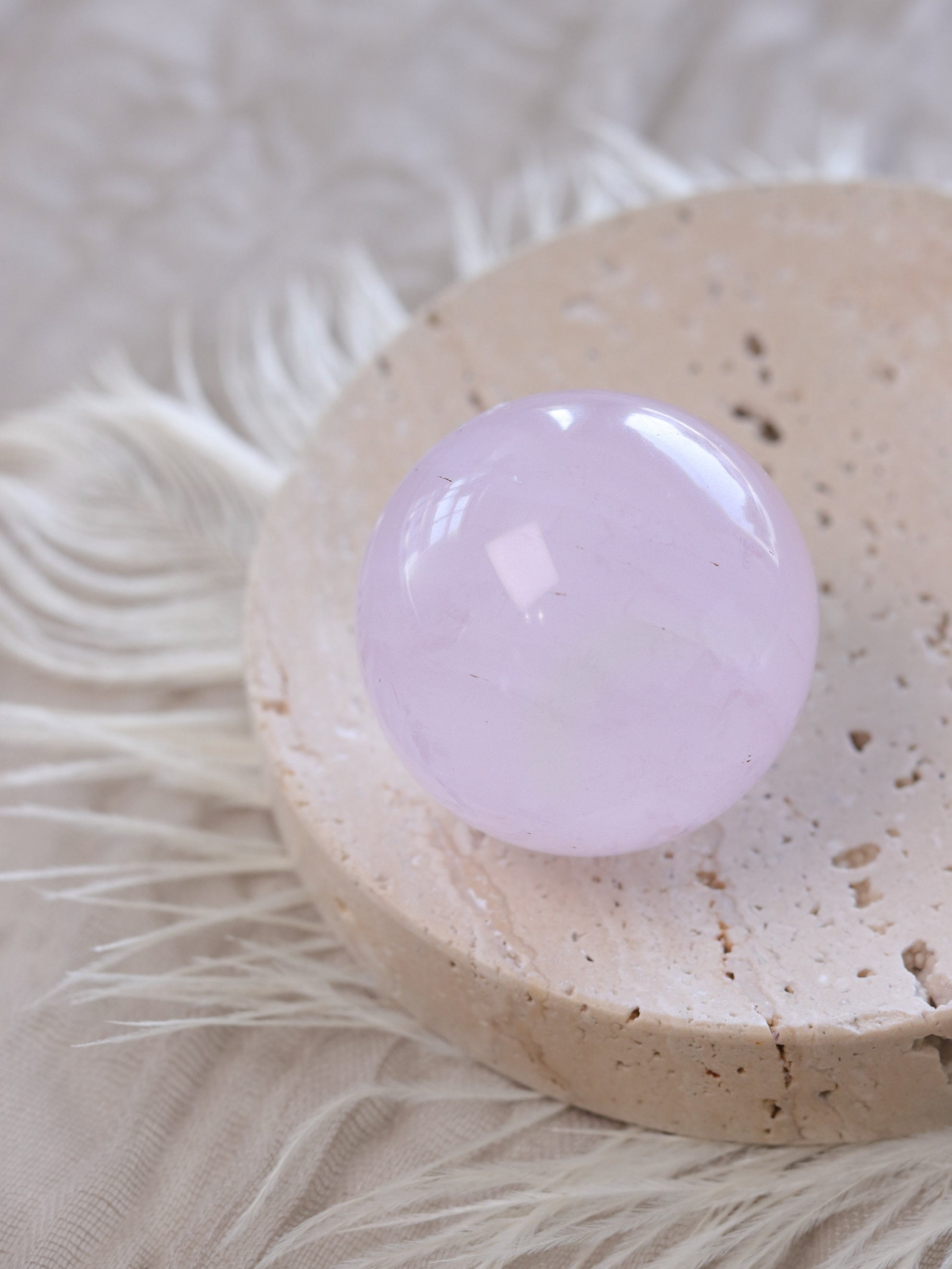Madagascar Rose Quartz Sphere