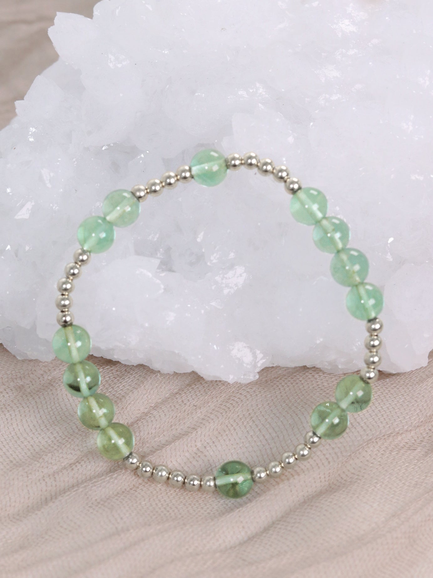 Green Fluorite Mini Orbital Bracelet