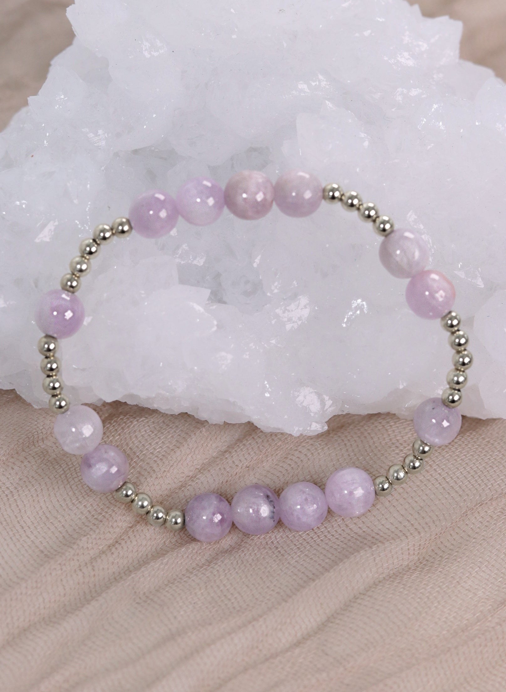 Kunzite Mini Orbital Bracelet