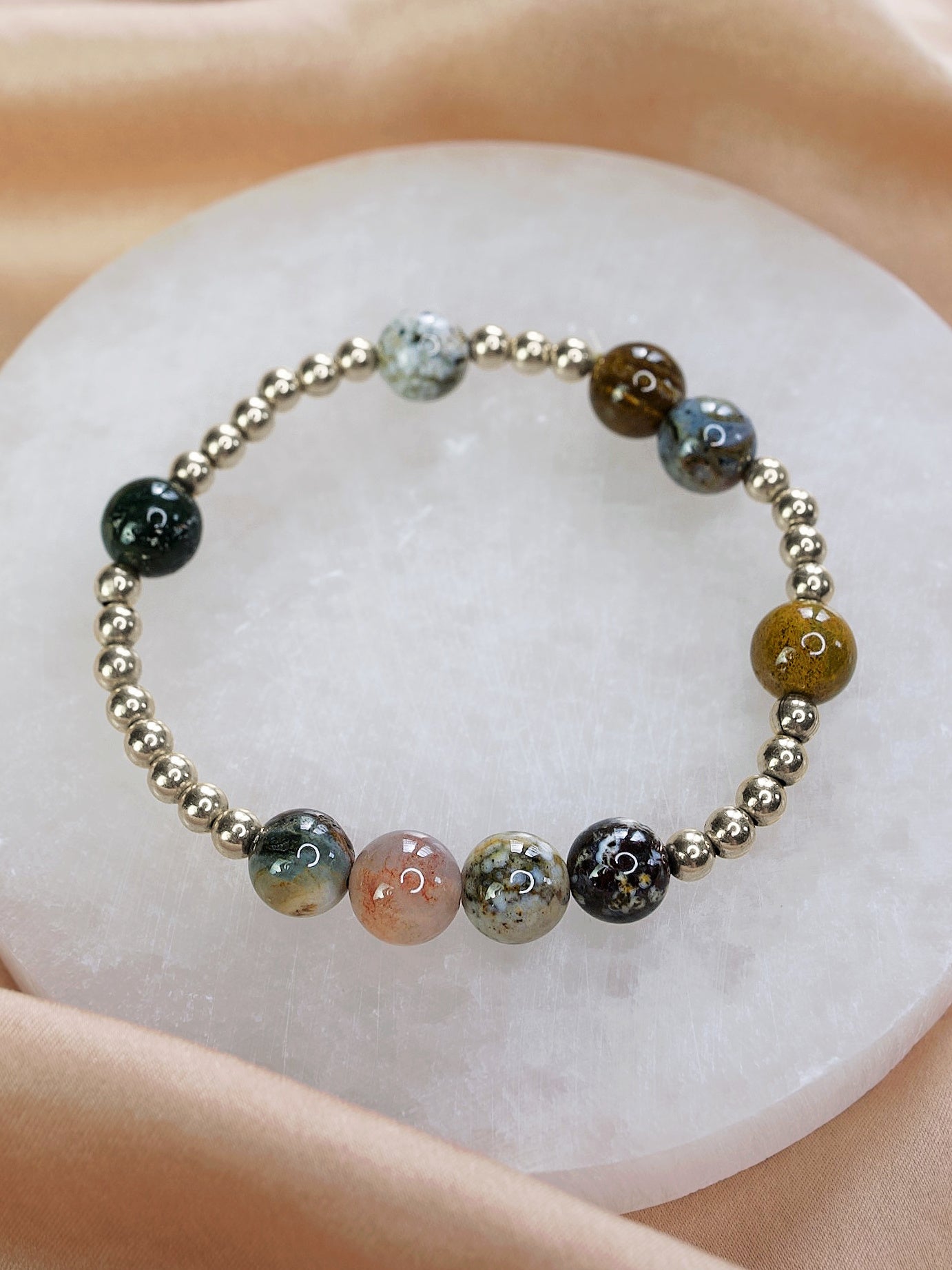 Ocean Jasper Orbital Bracelet