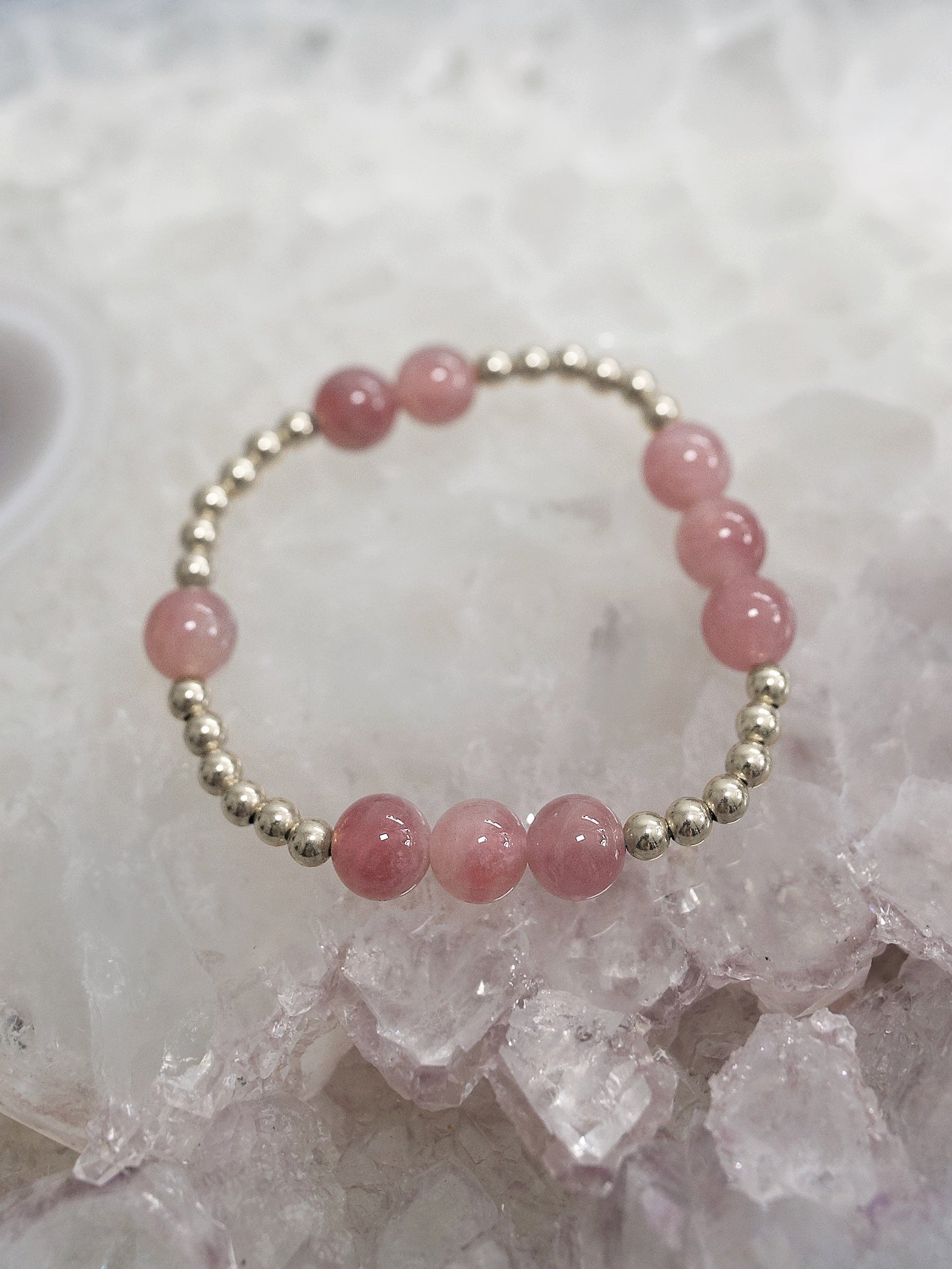 Madagascar Rose Quartz Orbital Bracelet