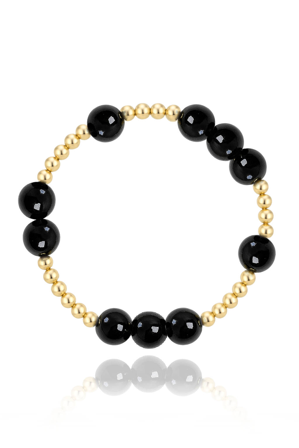 Black Tourmaline Orbital Bracelet