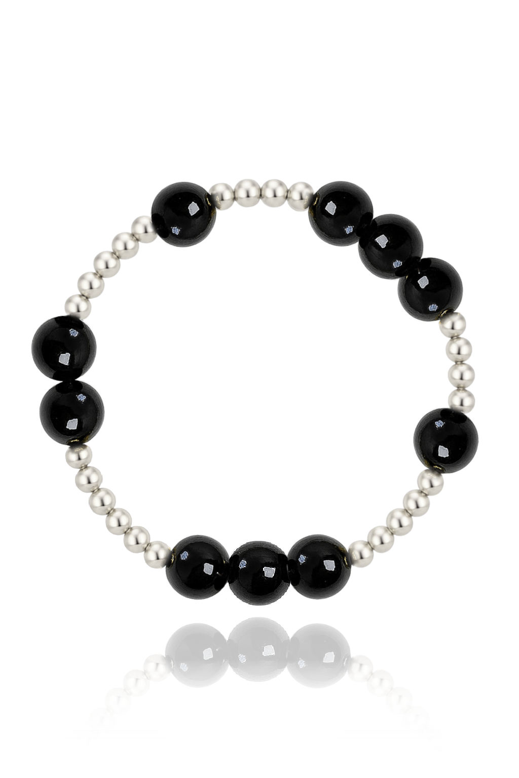 Black Tourmaline Orbital Bracelet