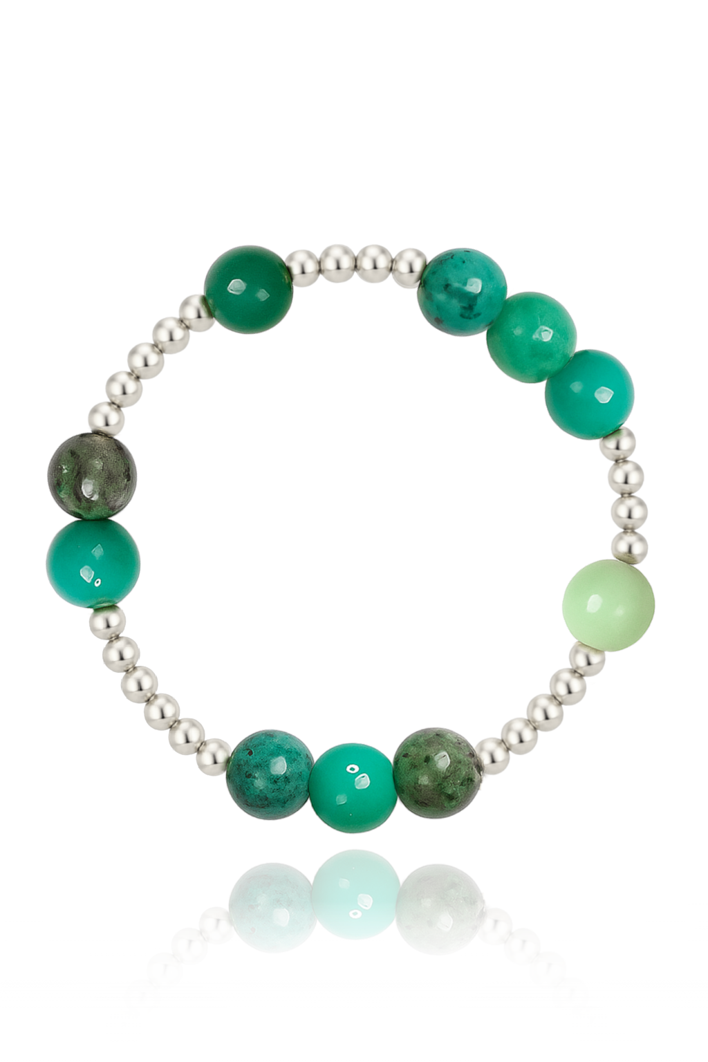 Chrysoprase Orbital Bracelet