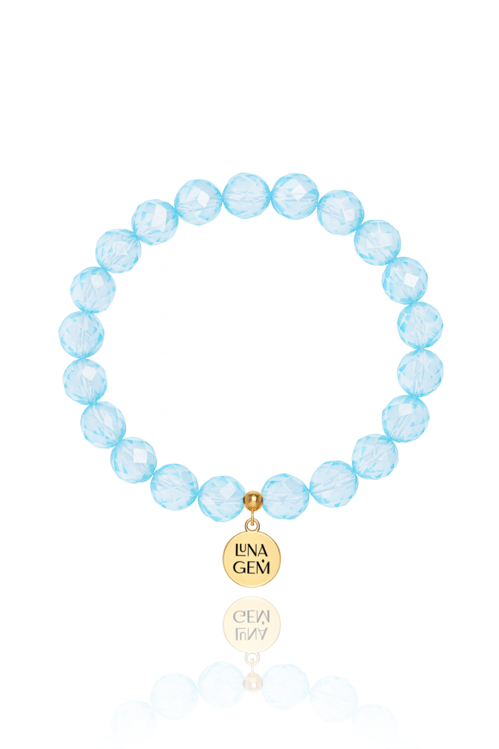 Blue Topaz Faceted Charmed Bracelet (Limited Edition)