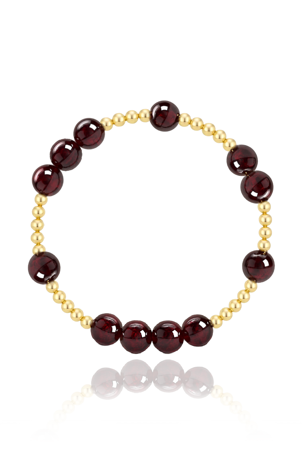Garnet Mini Orbital Bracelet