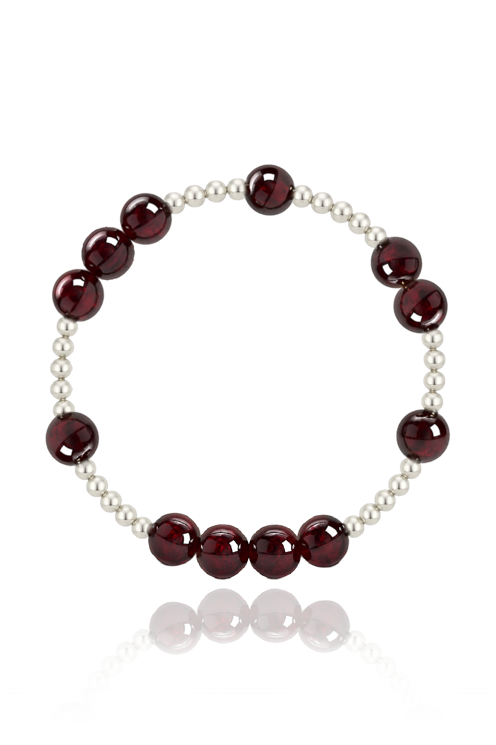 Garnet Mini Orbital Bracelet