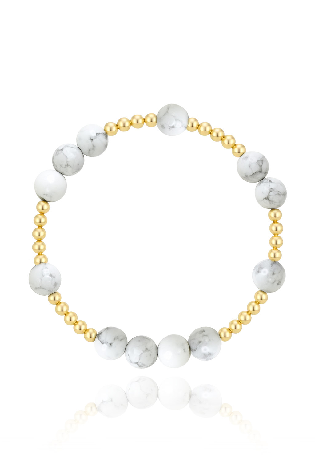 Howlite Mini Orbital Bracelet
