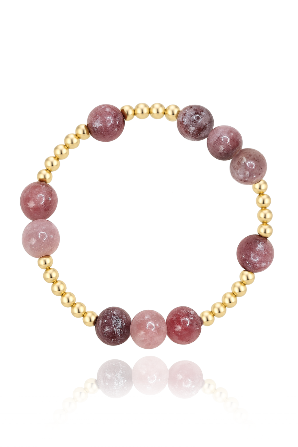 Light Lepidolite Orbital Bracelet