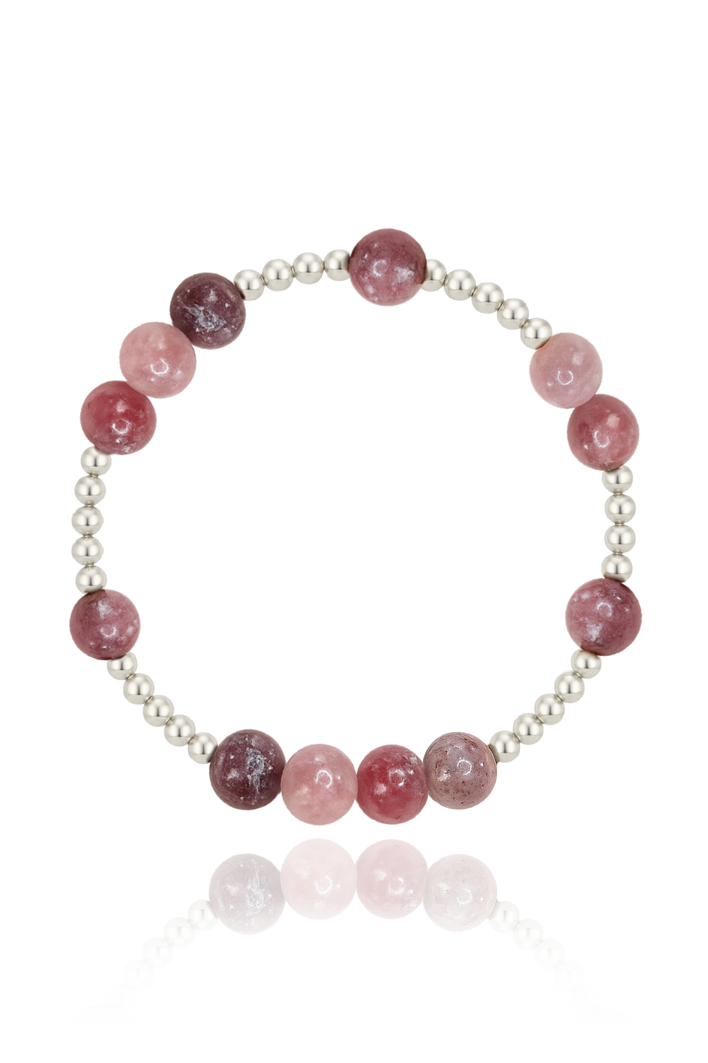 Light Lepidolite Mini Orbital Bracelet