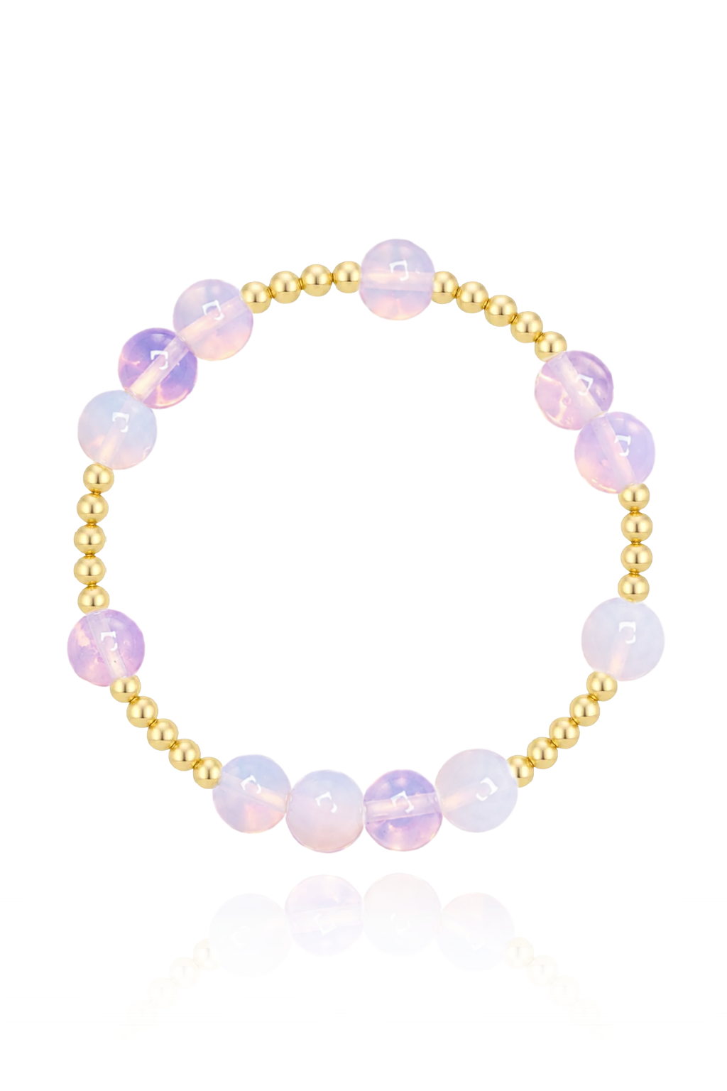 Pink Opalite Mini Orbital Bracelet