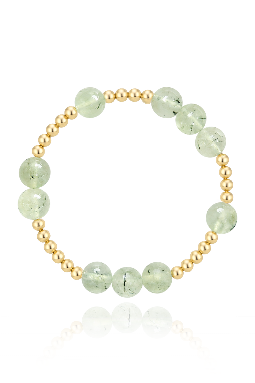 Prehnite Orbital Bracelet