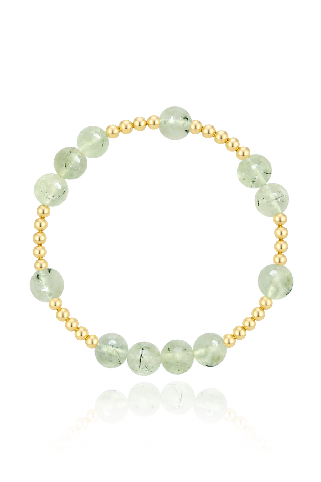 Prehnite Mini Orbital Bracelet