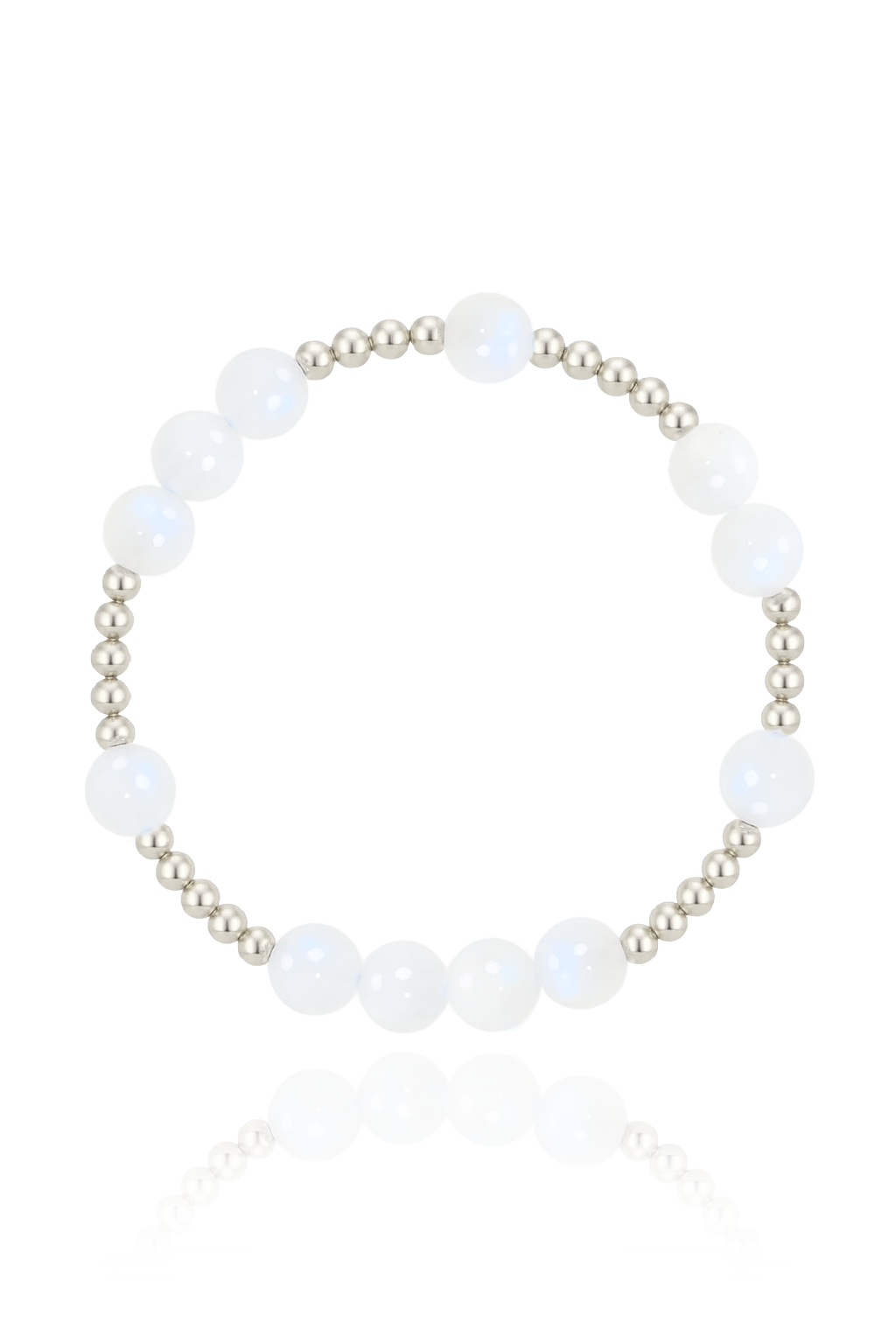 Rainbow Moonstone Mini Orbital Bracelet