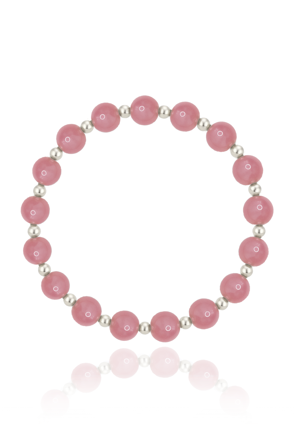 Madagascar Rose Quartz Mini Satellite Bracelet
