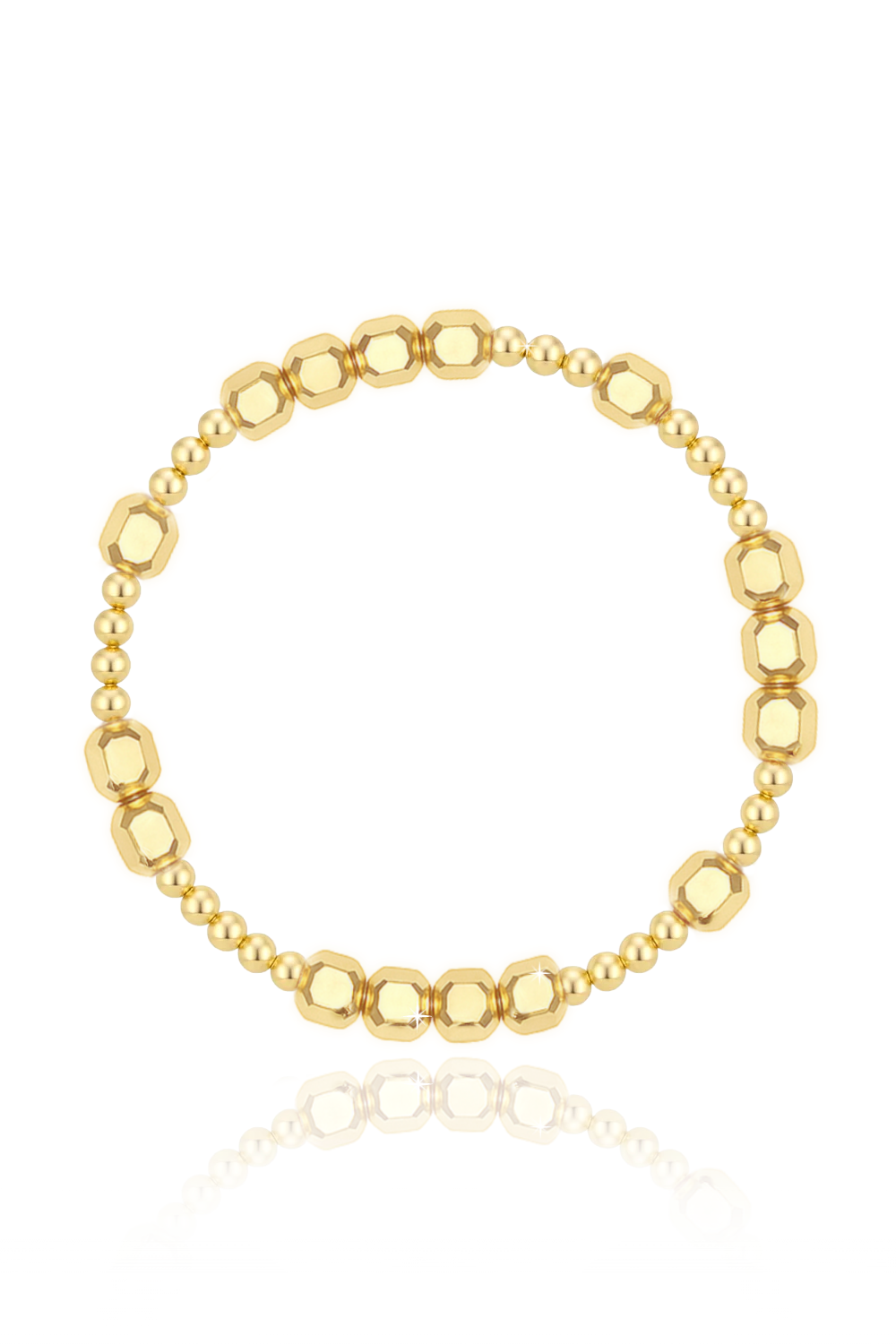 Gold Nugget Orbital Bracelet