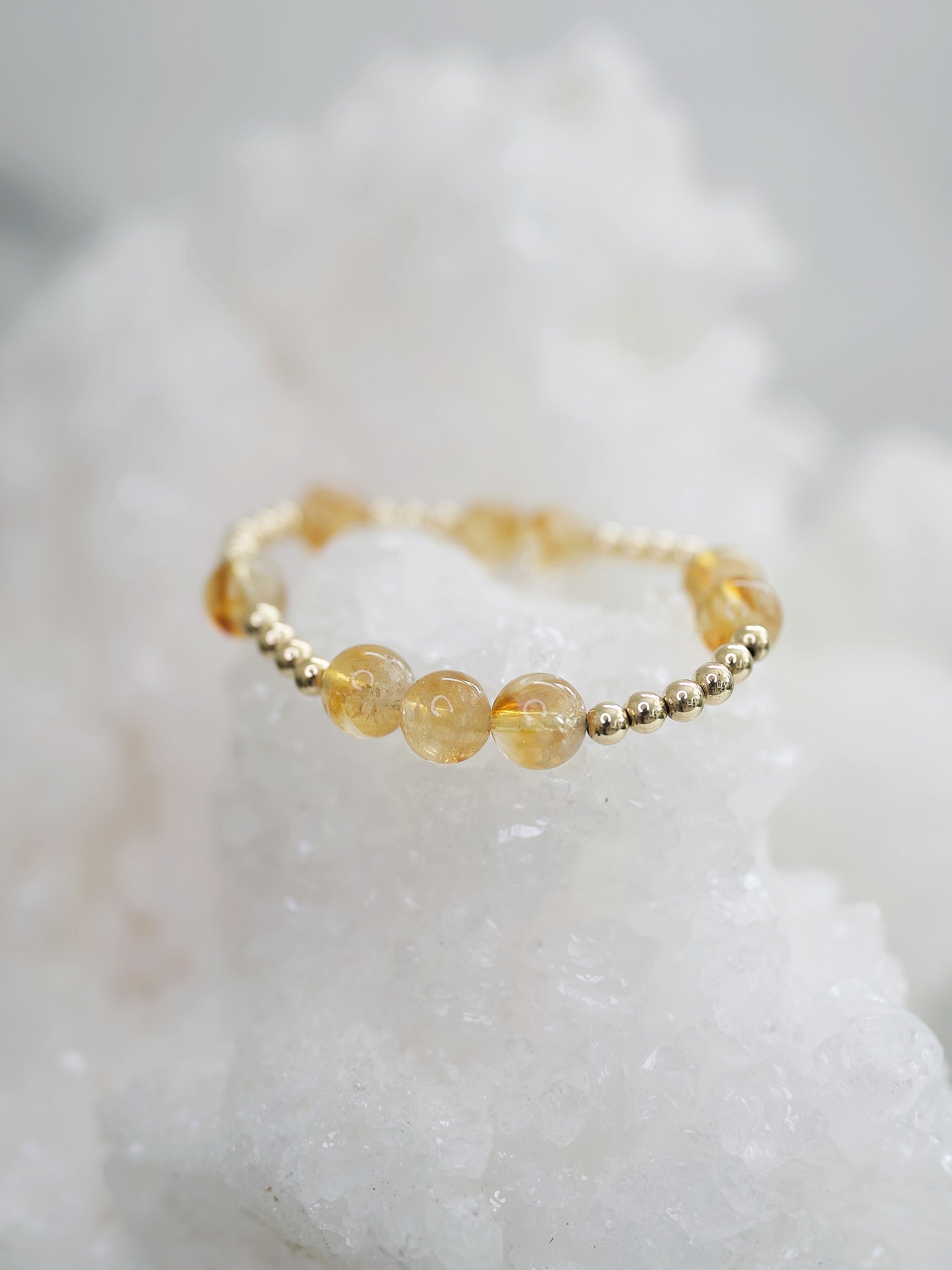 Citrine Orbital Bracelet