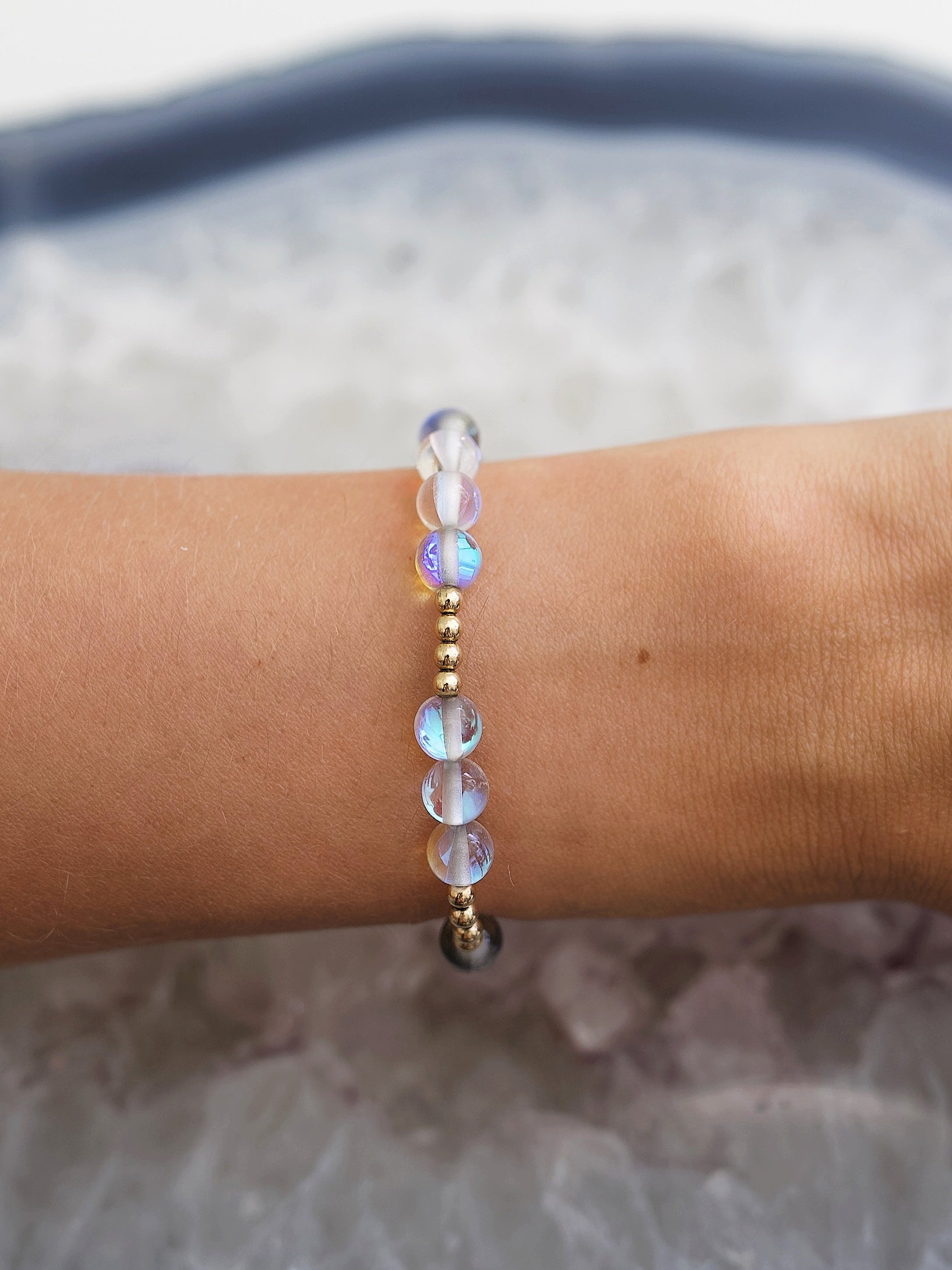 Mermaid Glass Mini Orbital Bracelet