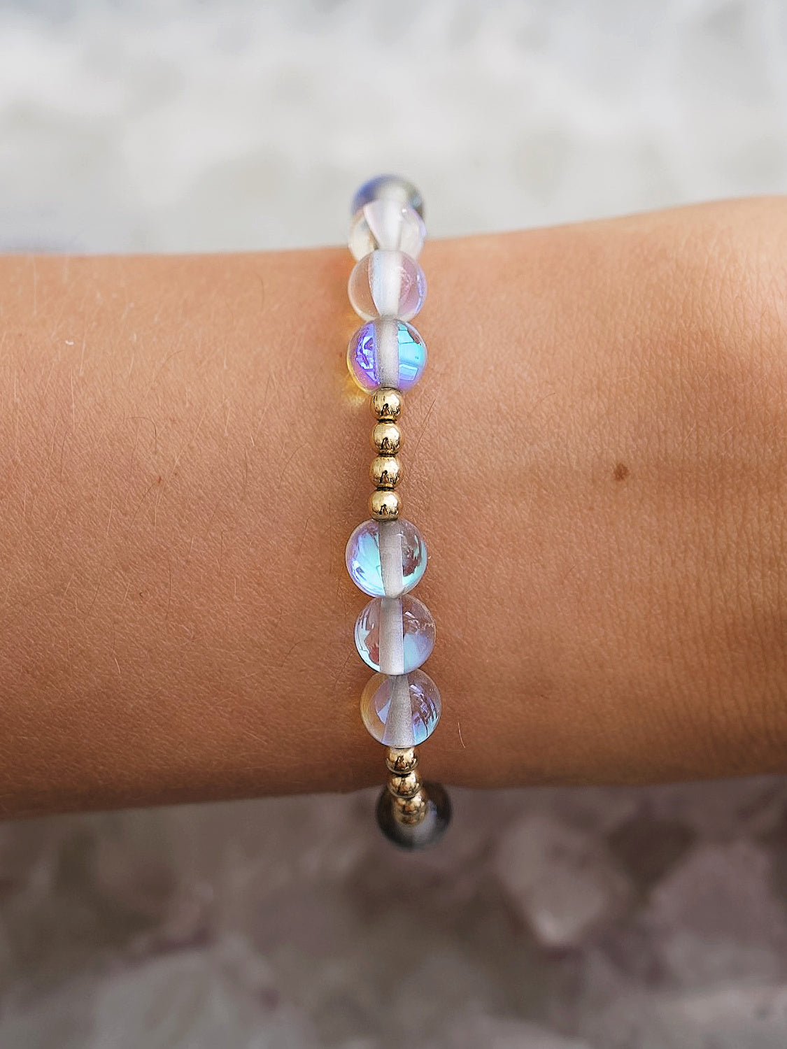 Mermaid Glass Mini Orbital Bracelet