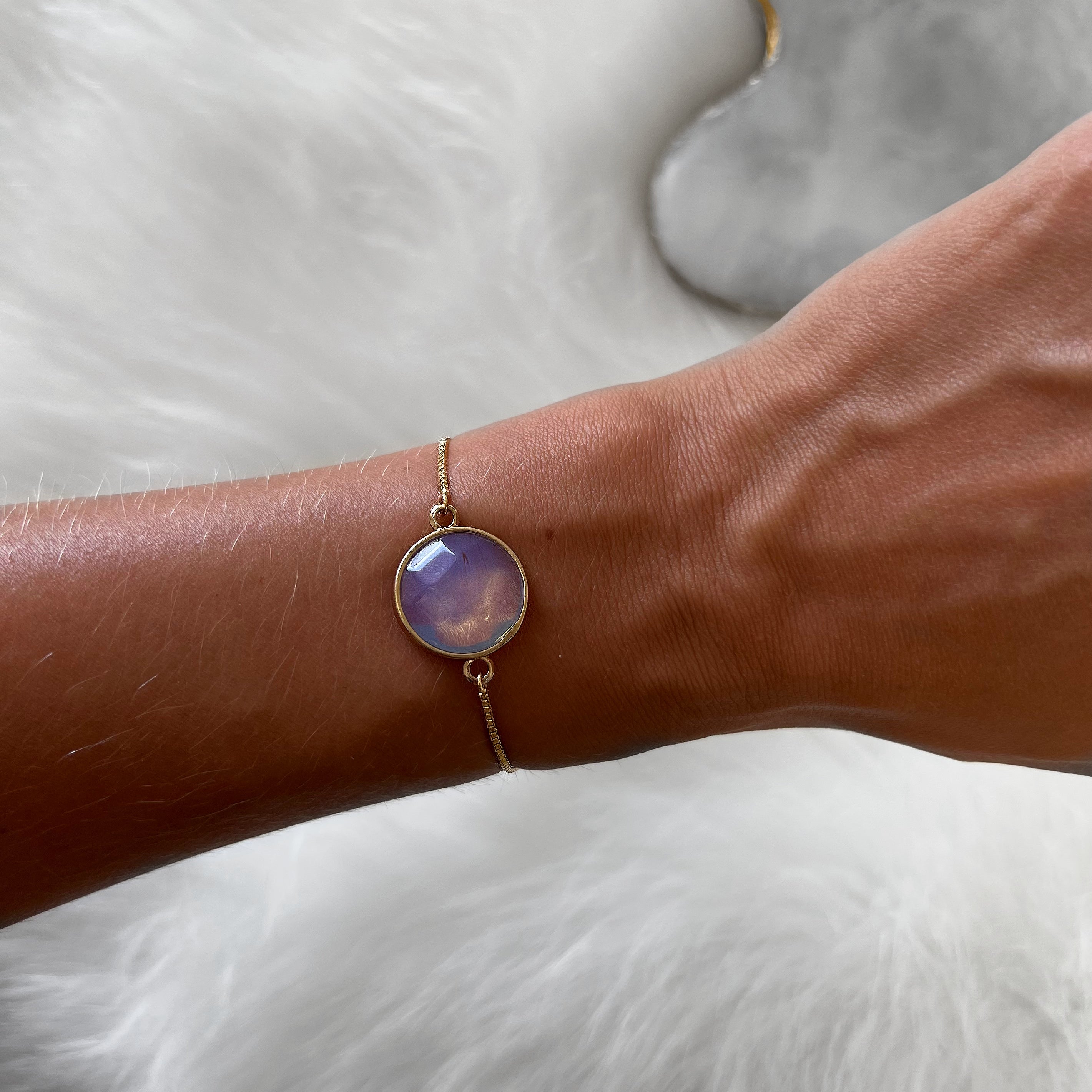 Apprentice Mage's Opalite Bolo Bracelet