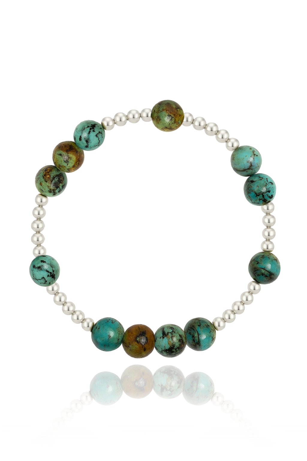 African Turquoise Mini Orbital Bracelet